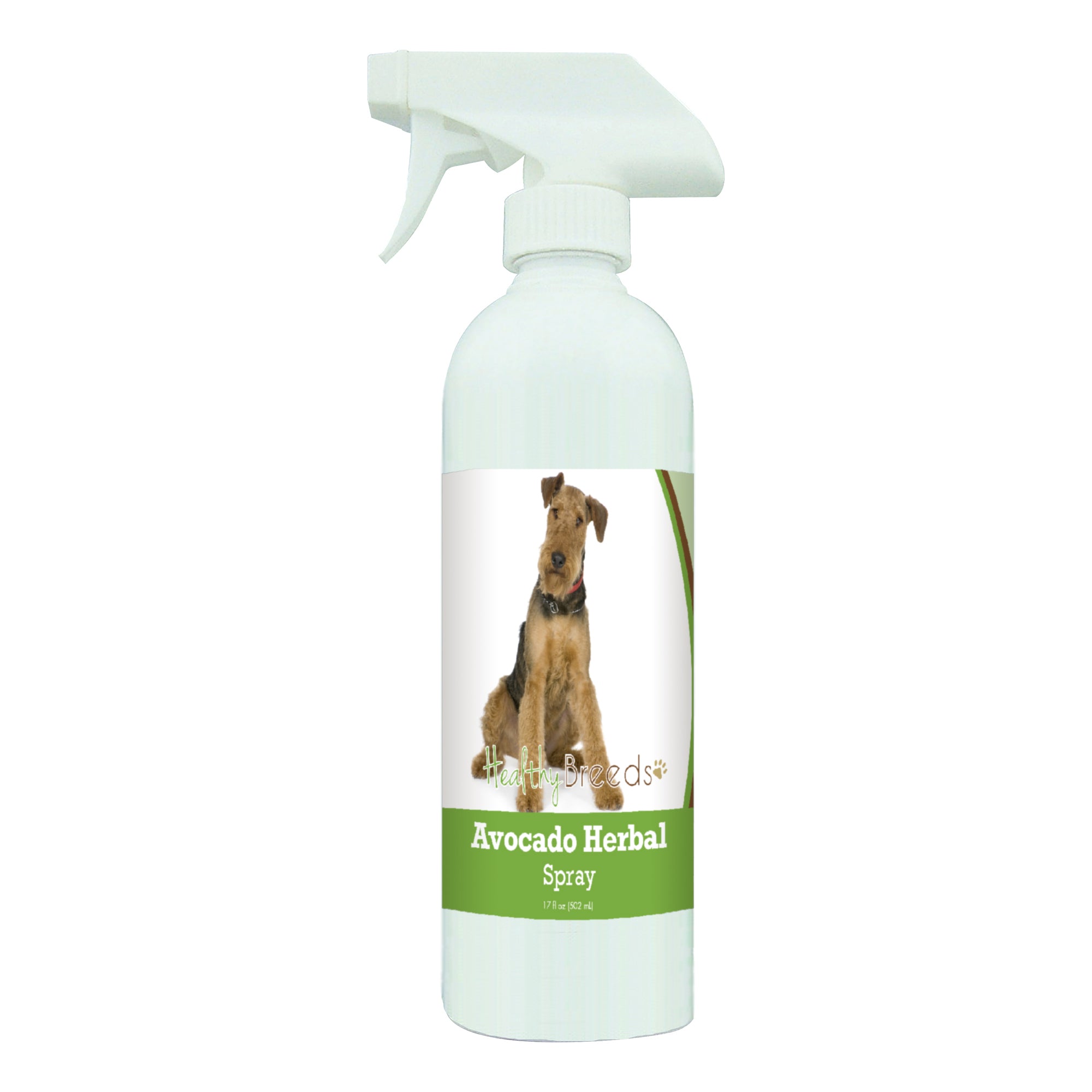 Airedale Terrier Avocado Herbal Spray 17 oz