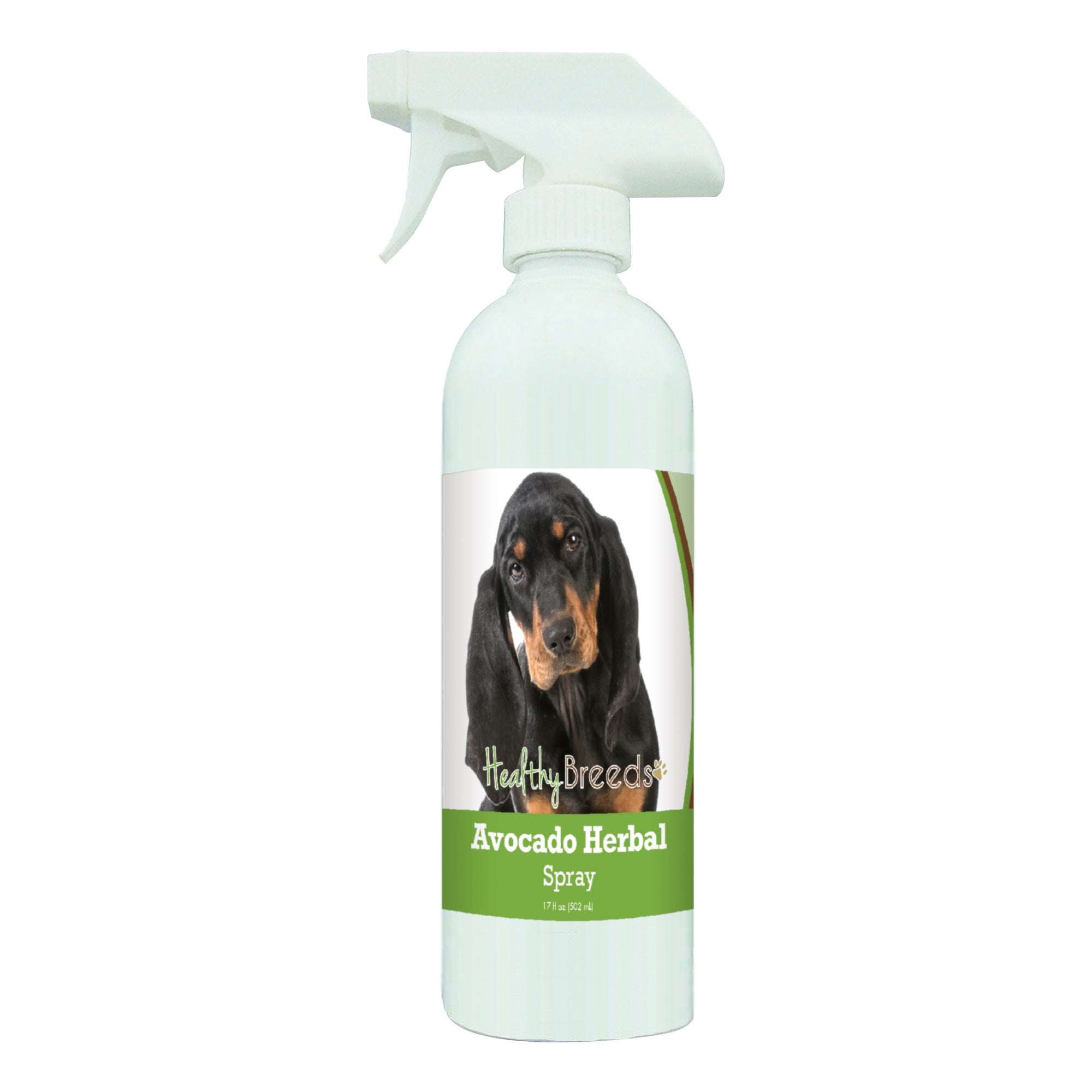 Black and Tan Coonhound Avocado Herbal Spray 17 oz