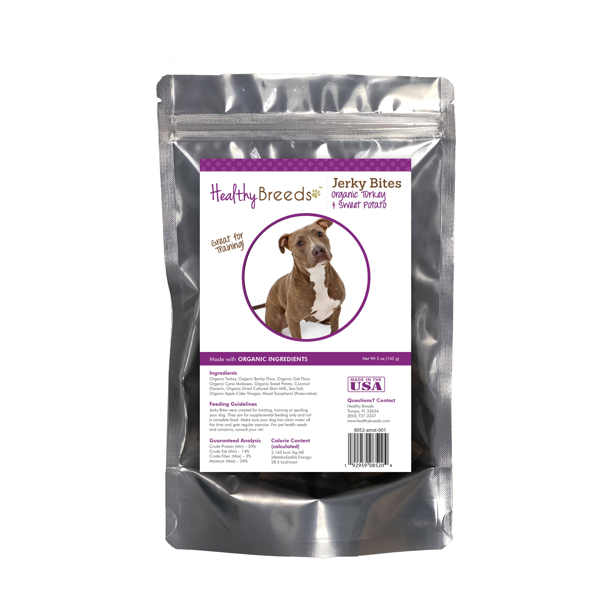 American Staffordshire Terrier Jerky Bites Turkey & Sweet Potato Recipe Dog Treats 5 o
