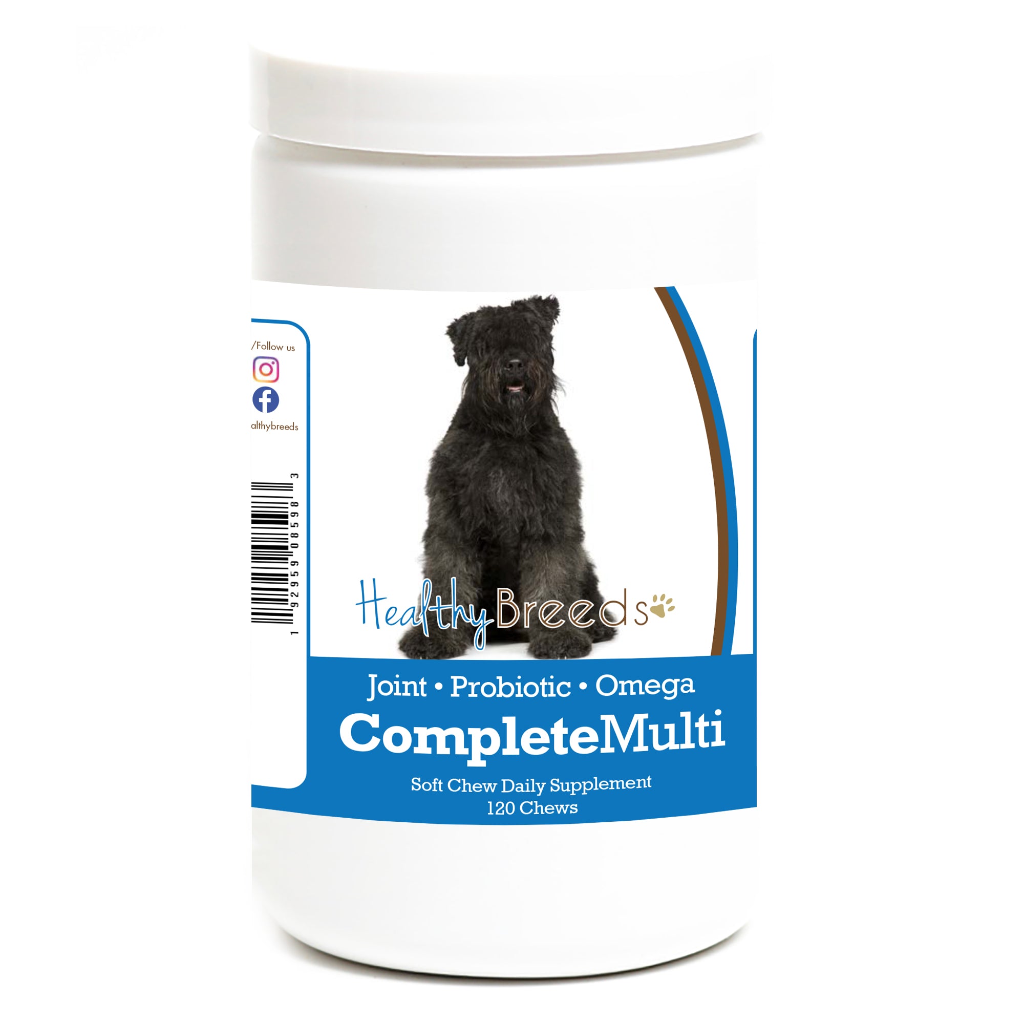 Bouvier des Flandres All In One Multivitamin Soft Chew 120 Count
