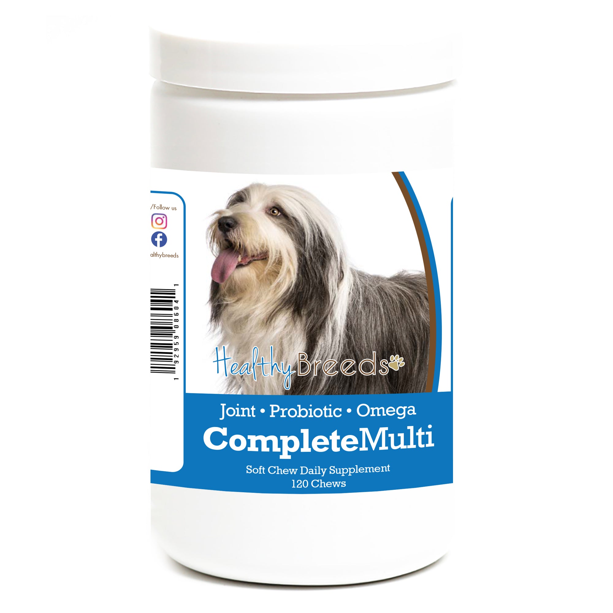 Bearded Collie All In One Multivitamin Soft Chew 120 Count