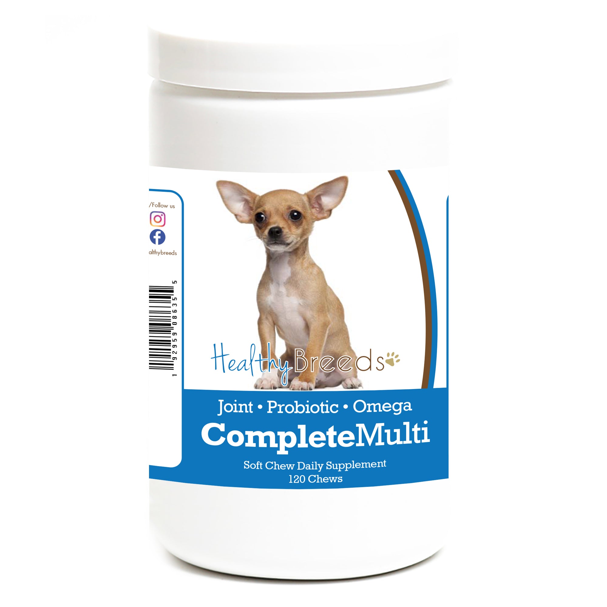 Chihuahua All In One Multivitamin Soft Chew 120 Count