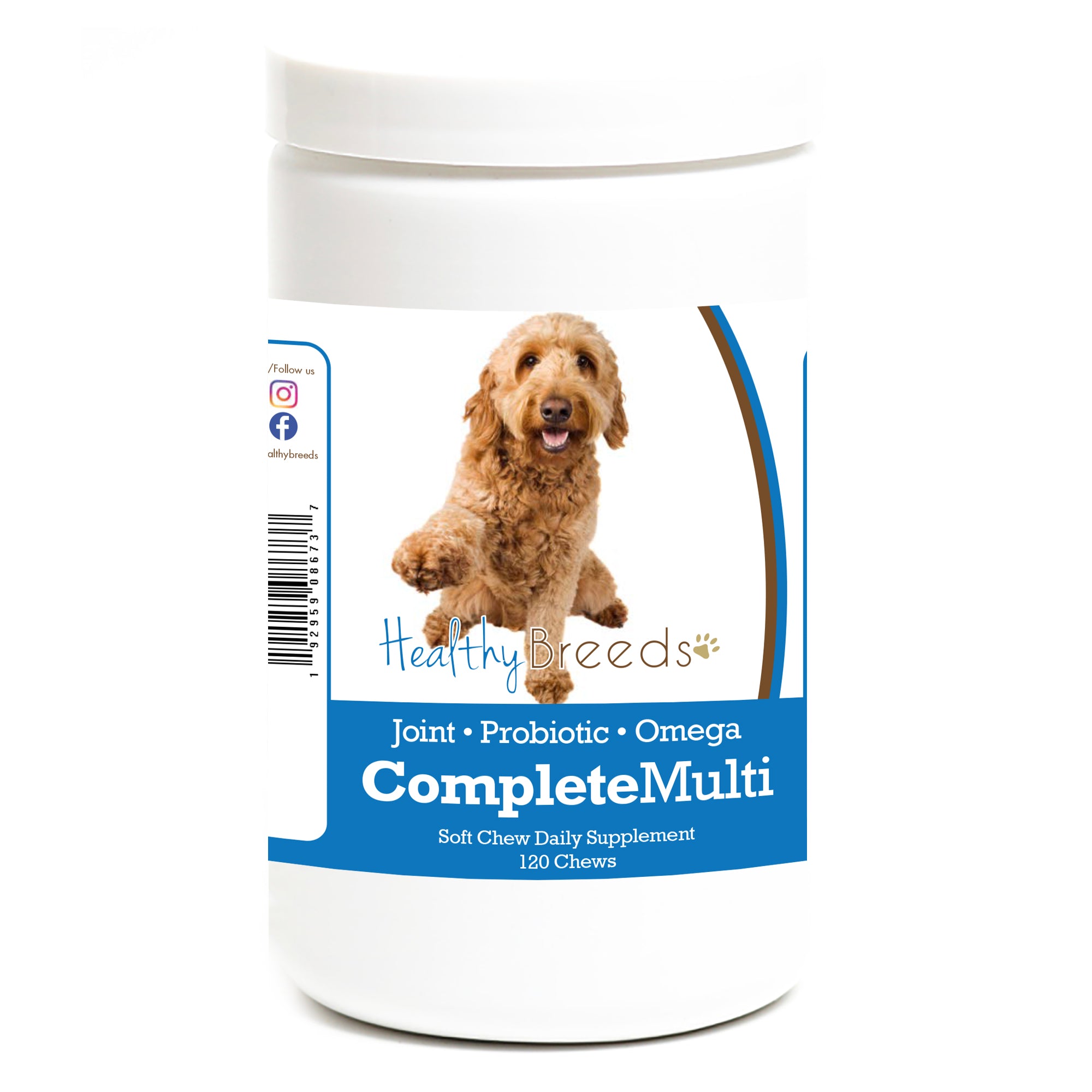 Goldendoodle All In One Multivitamin Soft Chew 120 Count