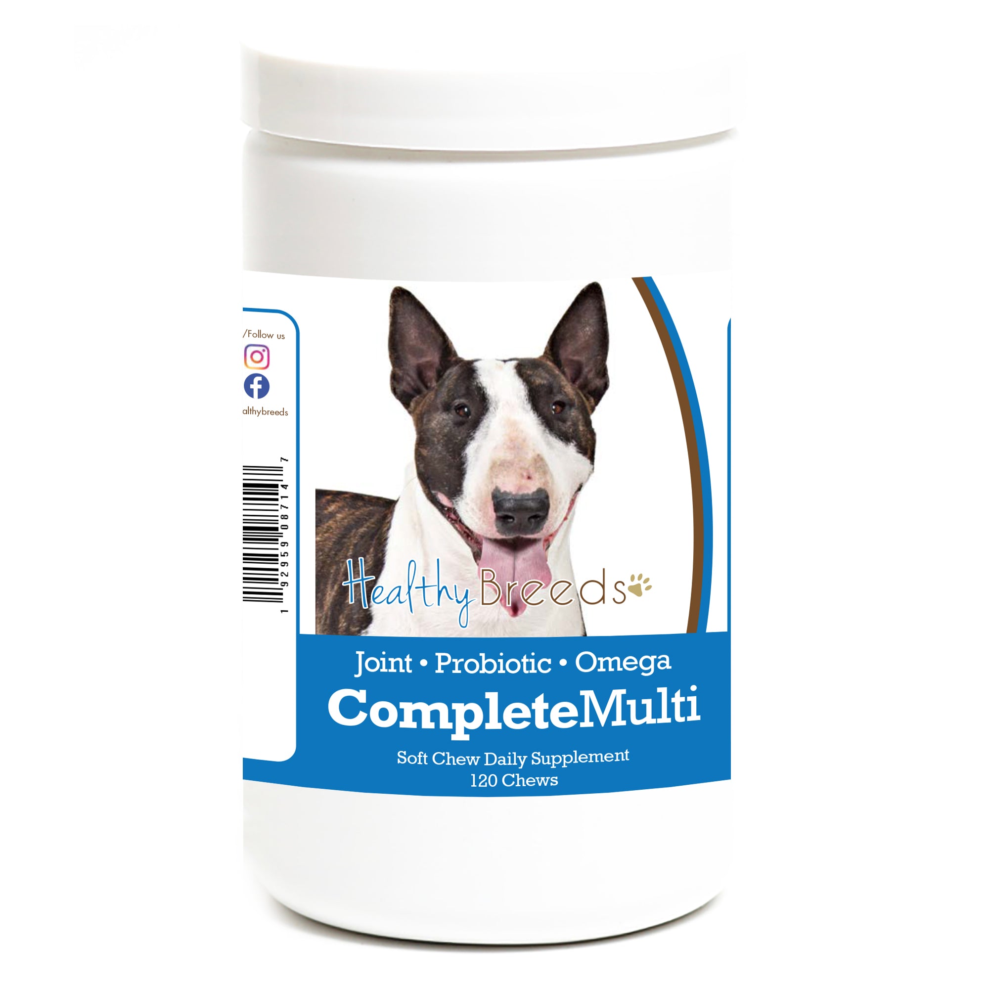 Miniature Bull Terrier All In One Multivitamin Soft Chew 120 Count