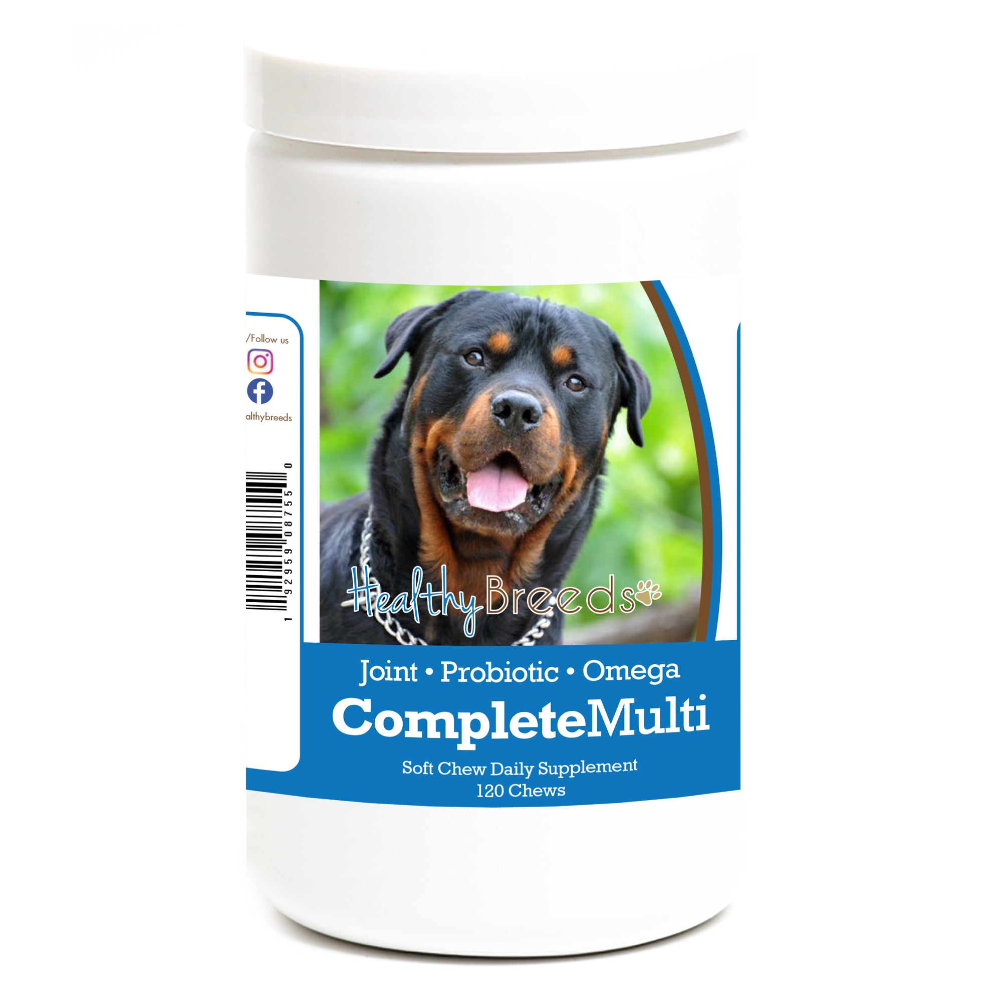 Rottweiler All In One Multivitamin Soft Chew 120 Count