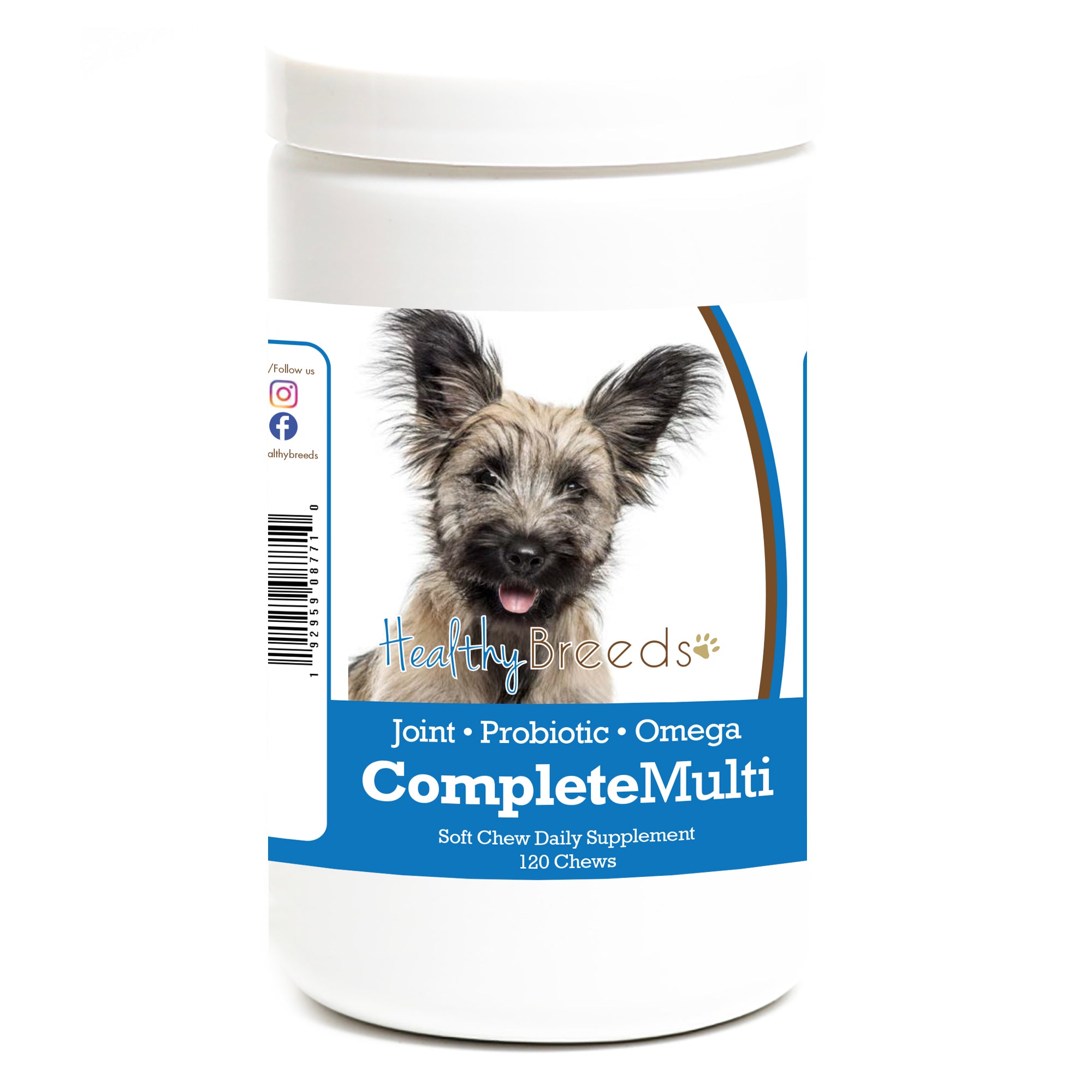 Skye Terrier All In One Multivitamin Soft Chew 120 Count