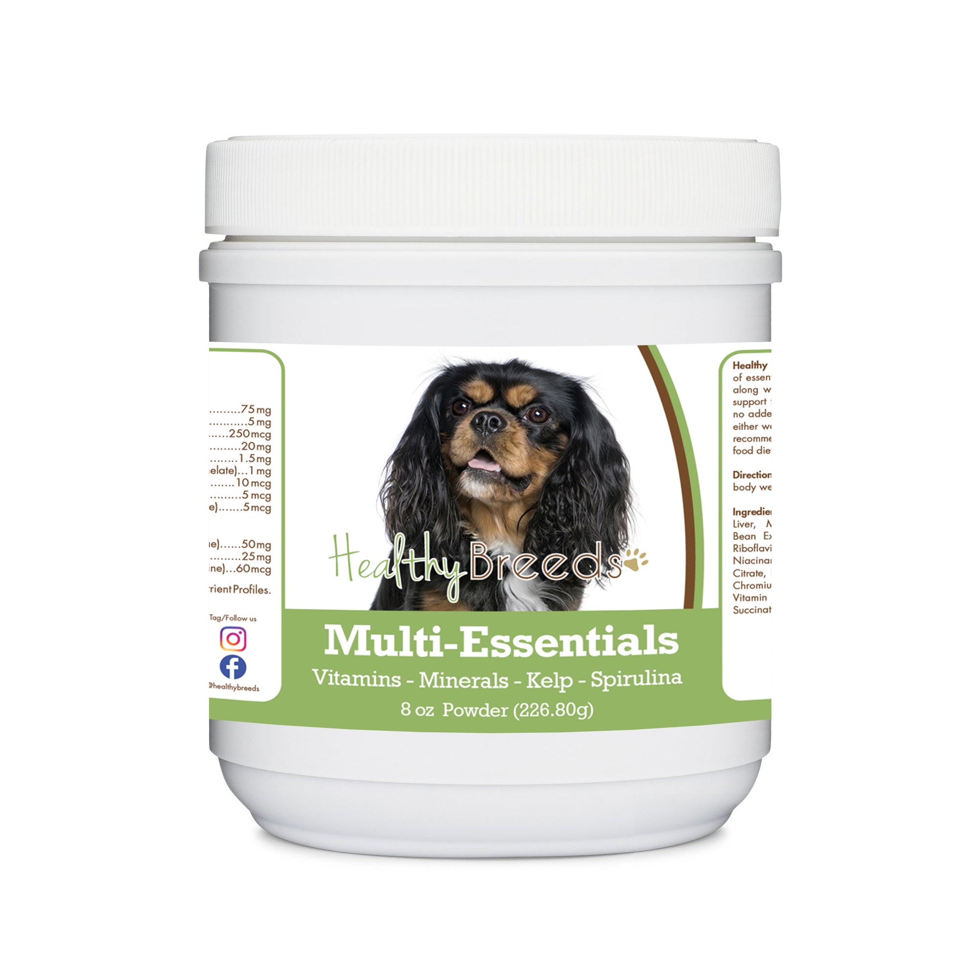 Cavalier King Charles Spaniel Multi-Essentials Powder for Dogs 8 oz ...