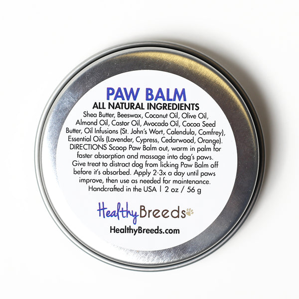 Black and Tan Coonhound Dog Paw Balm 2 oz
