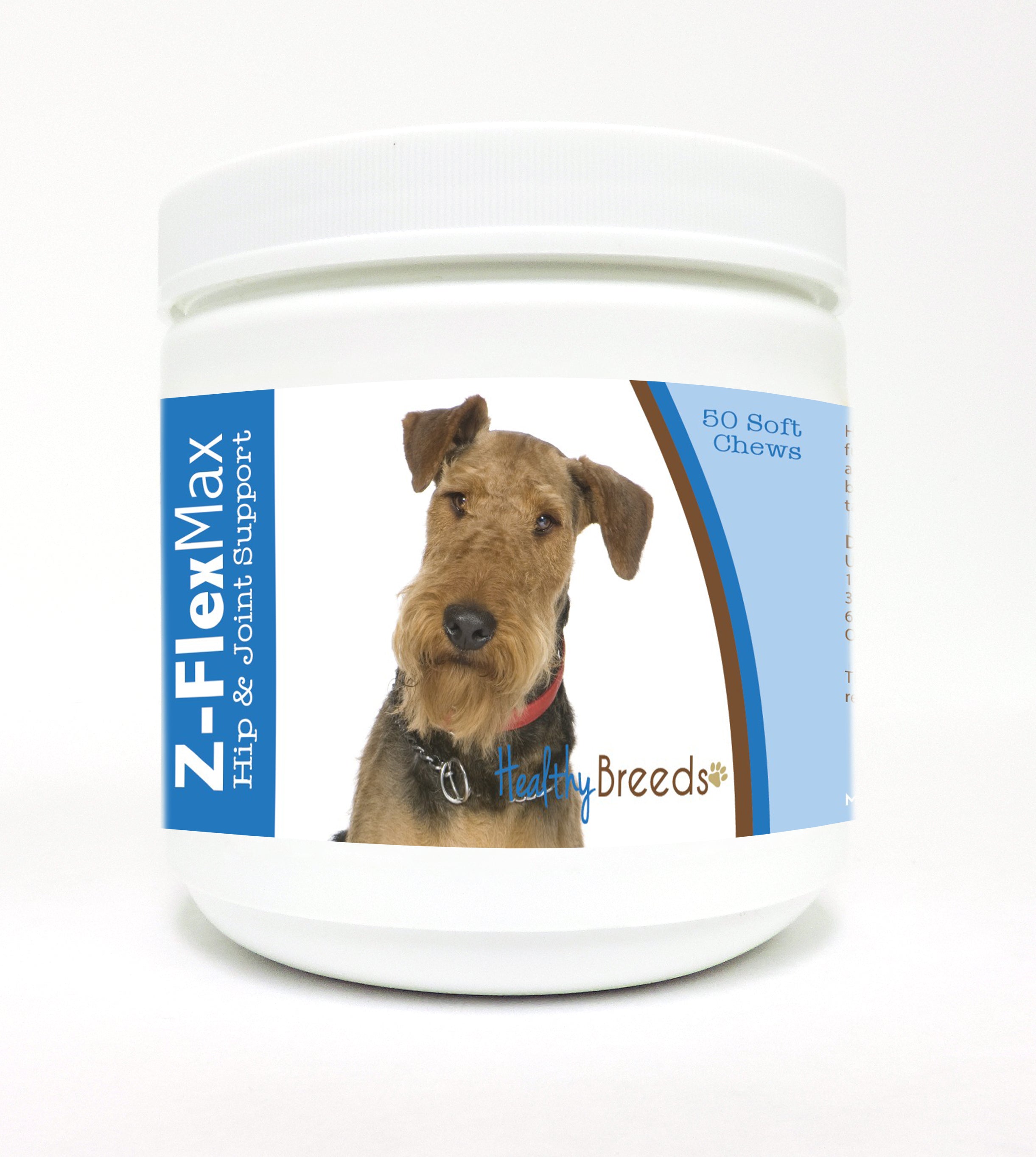 Airedale Terrier Z-Flex Max Hip and Joint Soft Chews 50 Count