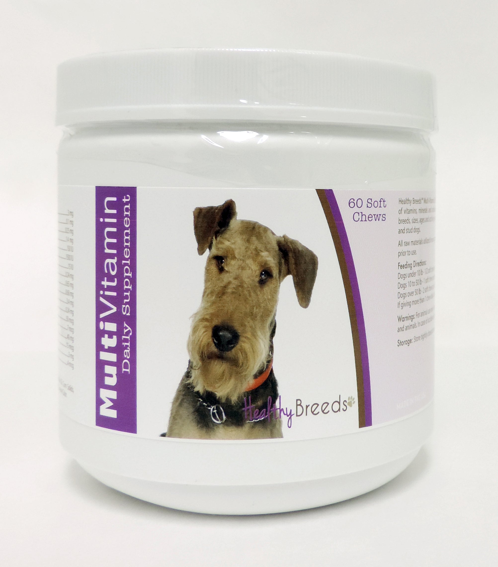 Airedale Terrier Multi-Vitamin Soft Chews 60 Count