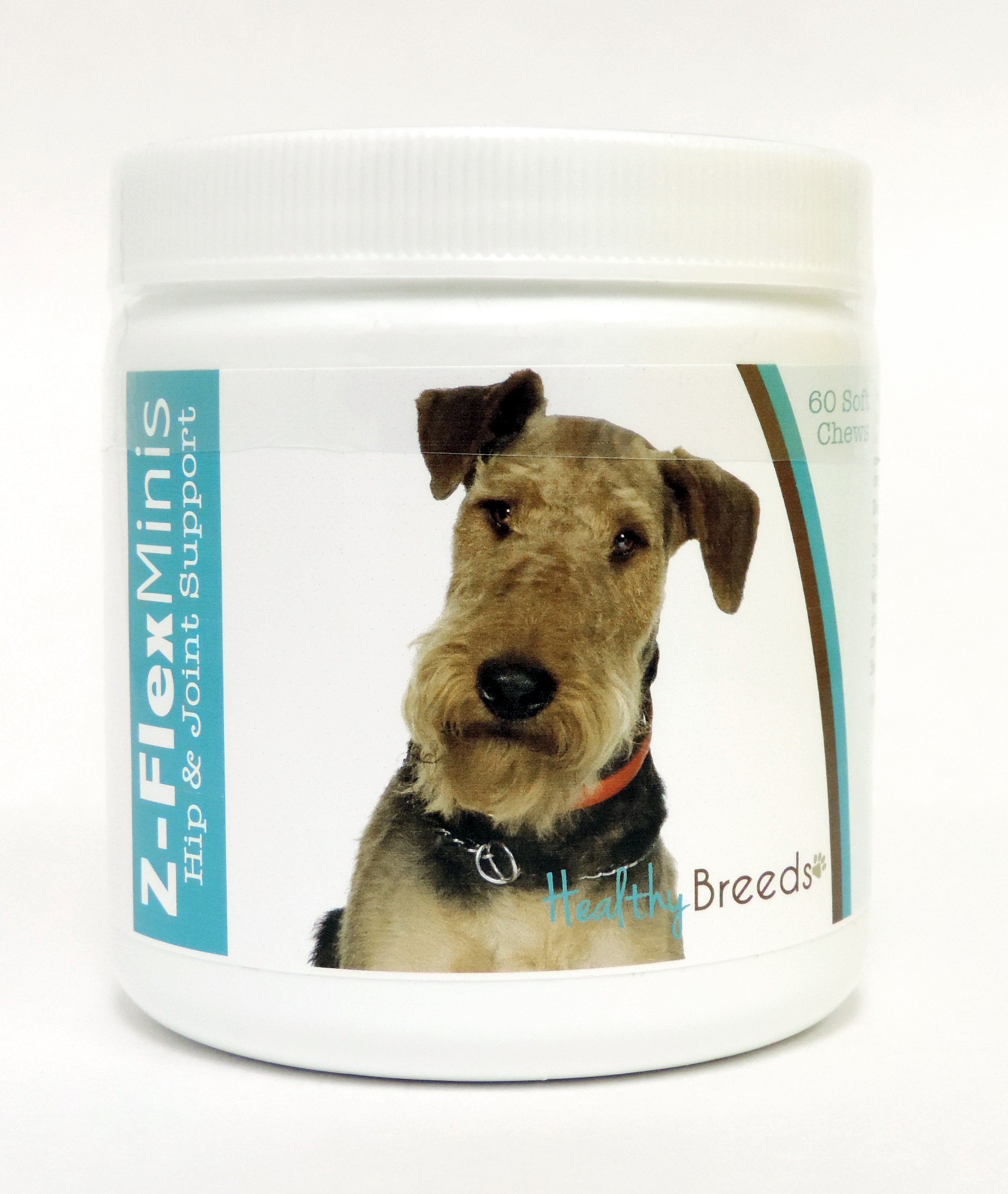 Airedale Terrier Z-Flex Minis Hip and Joint Support Soft Chews 60 Count