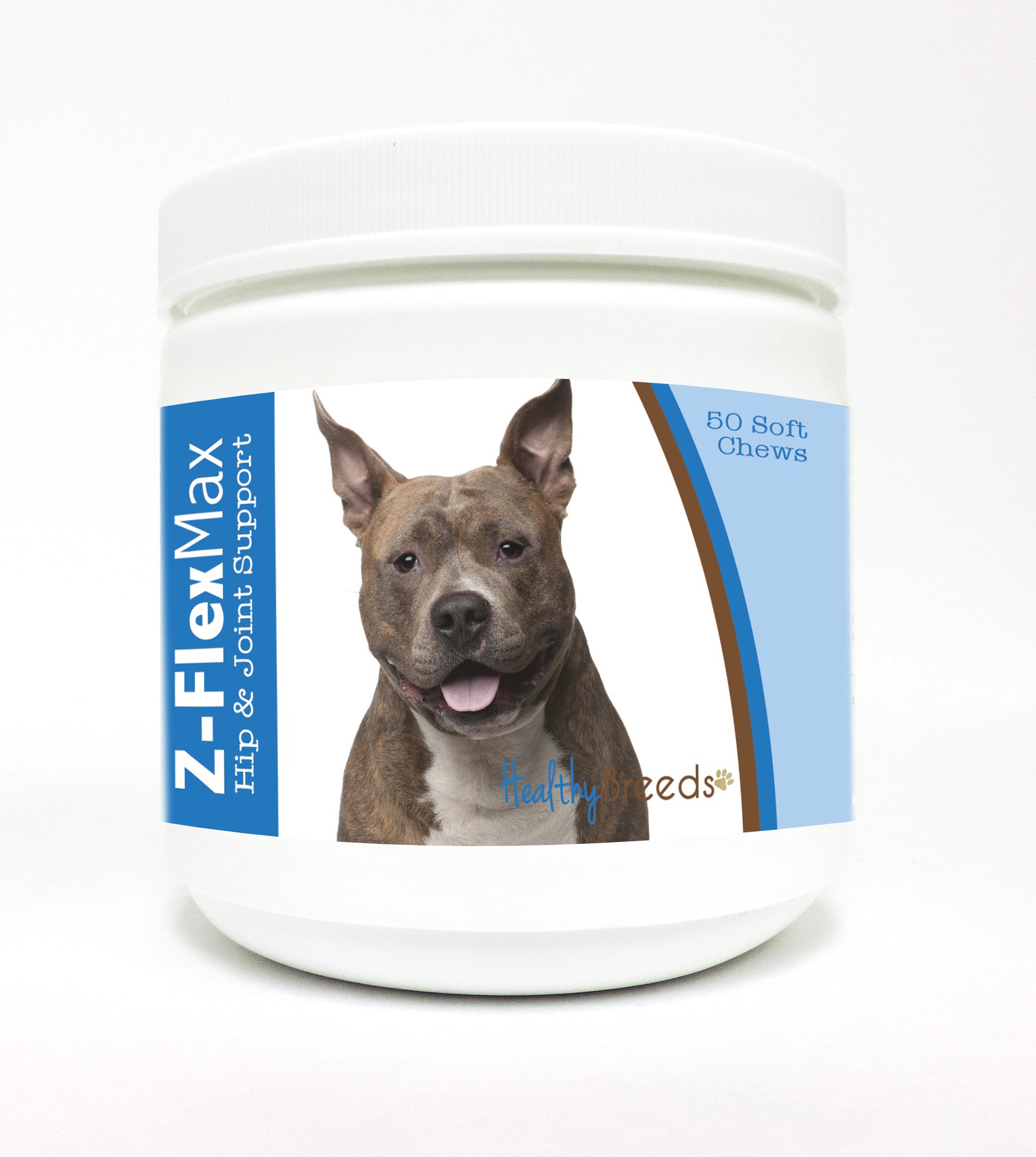 American Staffordshire Terrier Z-Flex Max Hip and Joint Soft Chews 50 Count