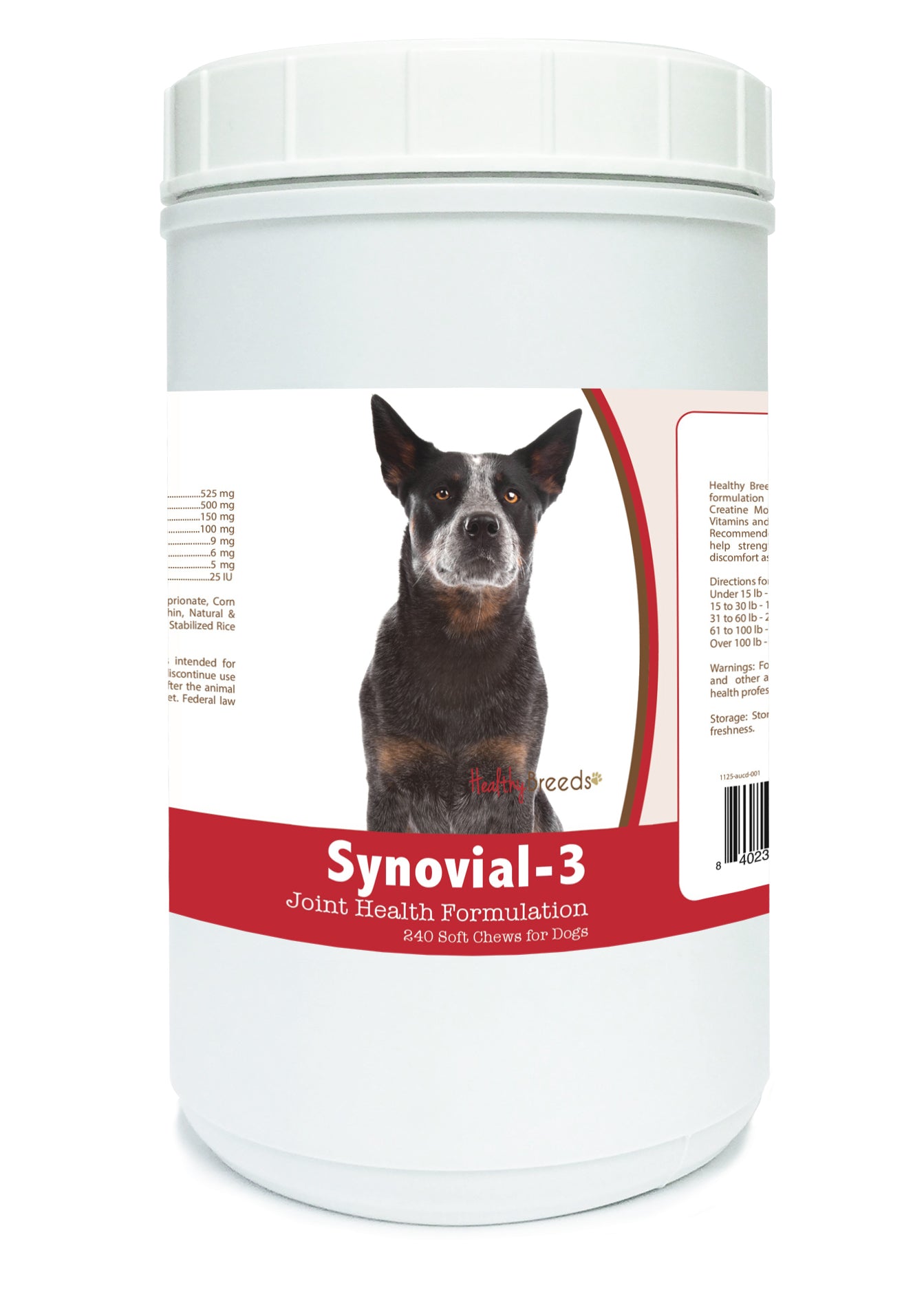 Australian Cattle Dog Synovial-3 Joint Health Formulation Soft Chews 240 Count