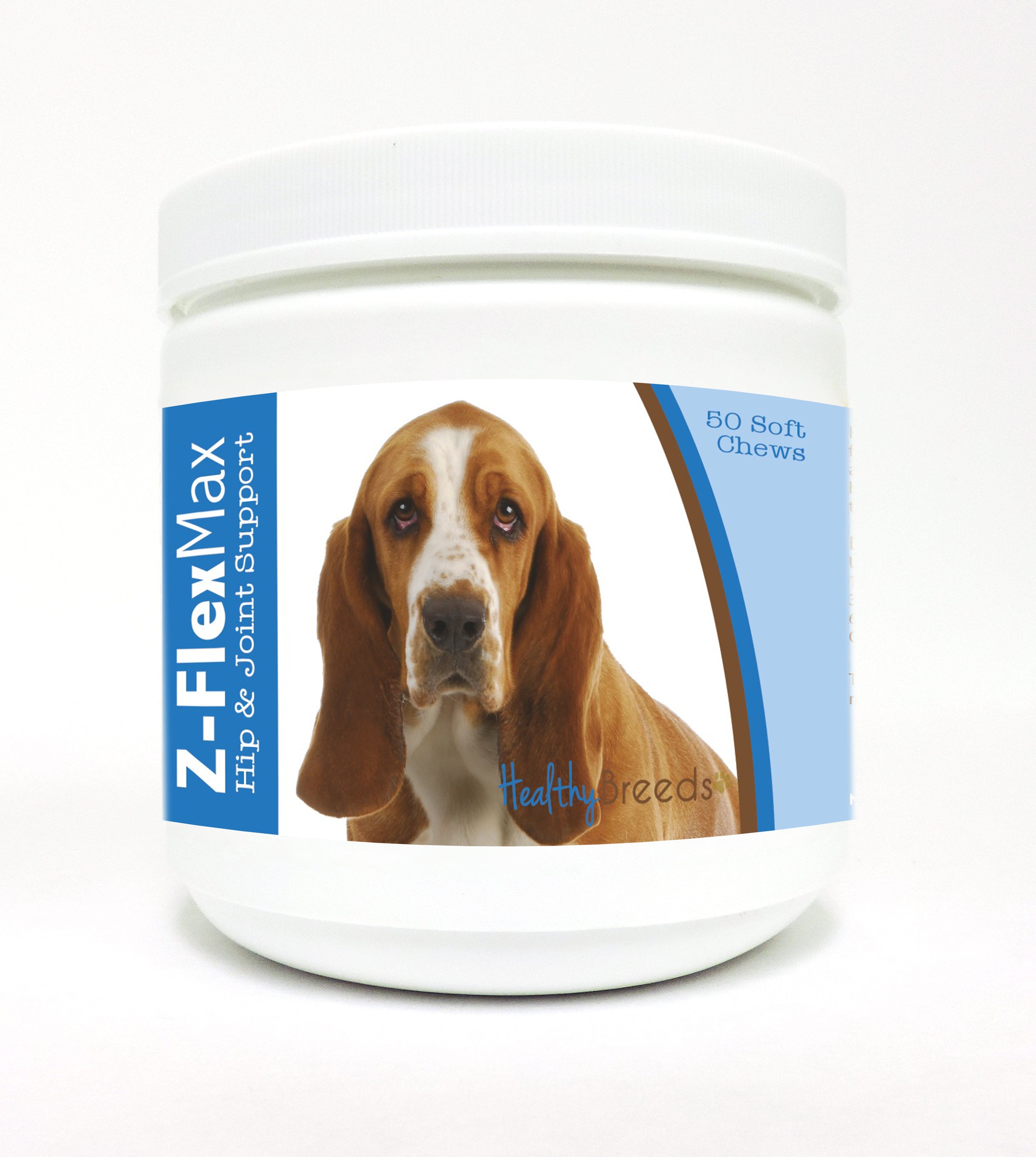 Basset Hound Z-Flex Max Hip and Joint Soft Chews 50 Count