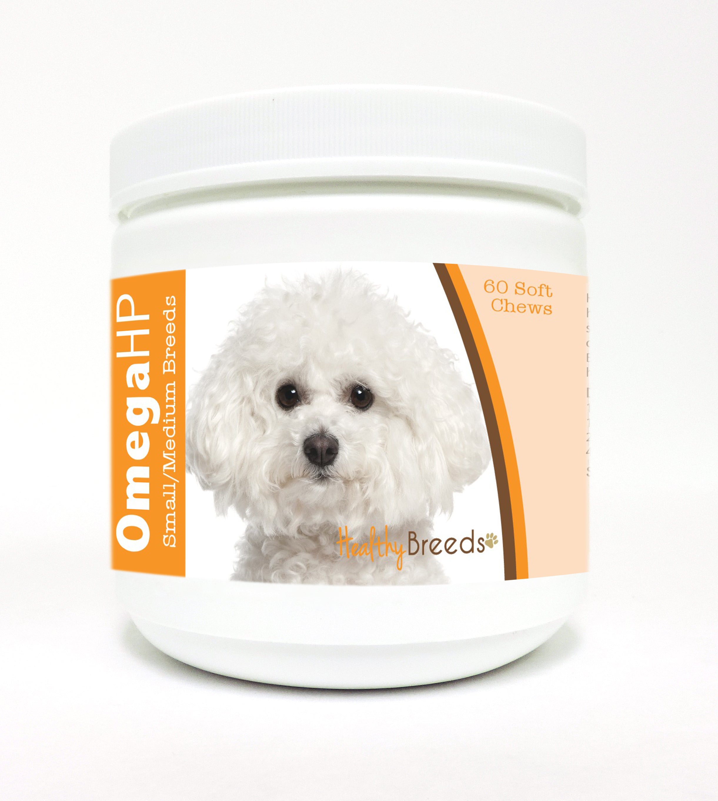Bichon Frise Omega HP Fatty Acid Skin and Coat Support Soft Chews 60 Count