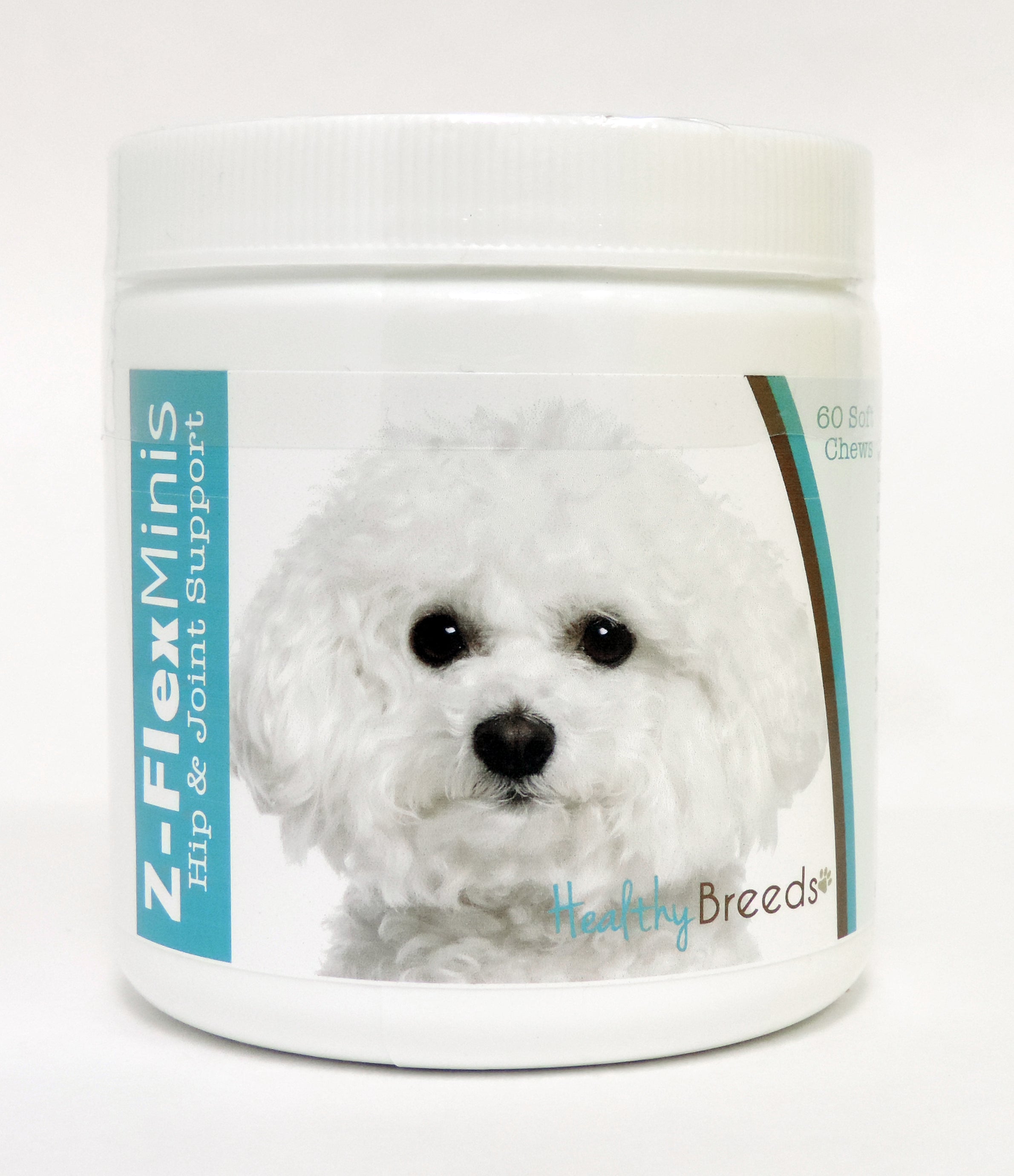 Bichon Frise Z-Flex Minis Hip and Joint Support Soft Chews 60 Count