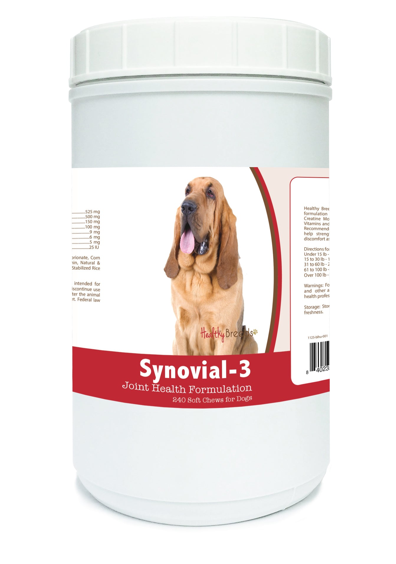 Bloodhound Synovial-3 Joint Health Formulation Soft Chews 240 Count