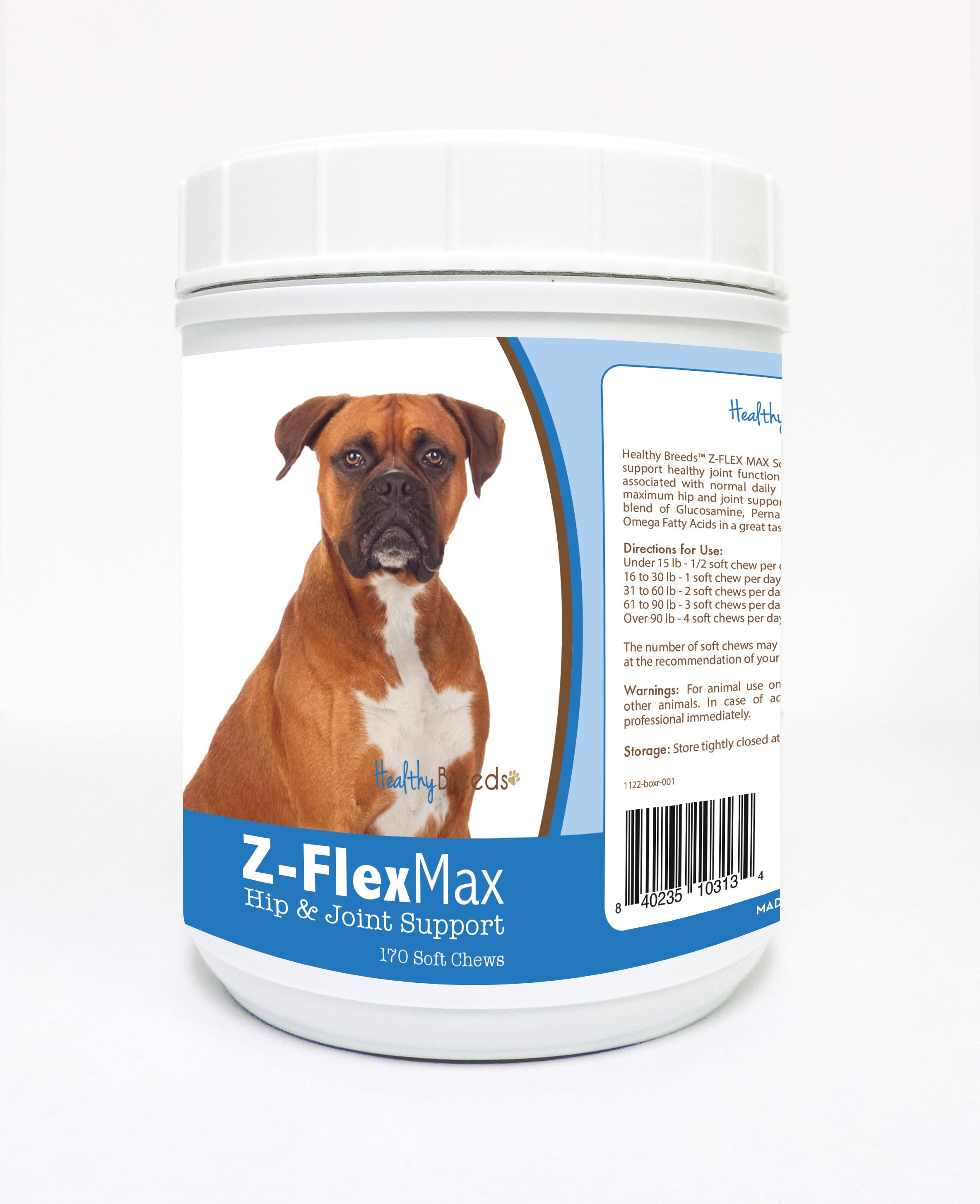 Boxer Z-Flex Max Hip and Joint Soft Chews 170 Count