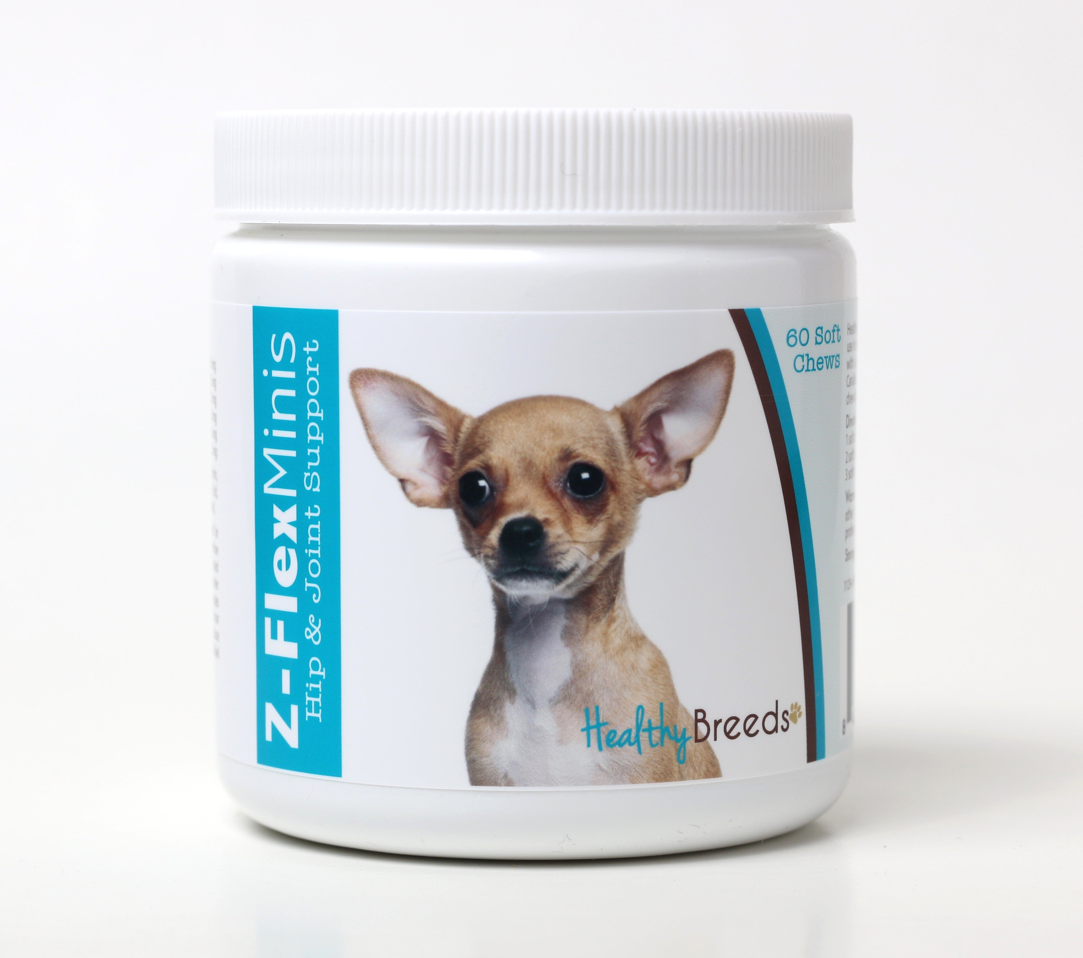 Chihuahua Z-Flex Minis Hip and Joint Support Soft Chews 60 Count