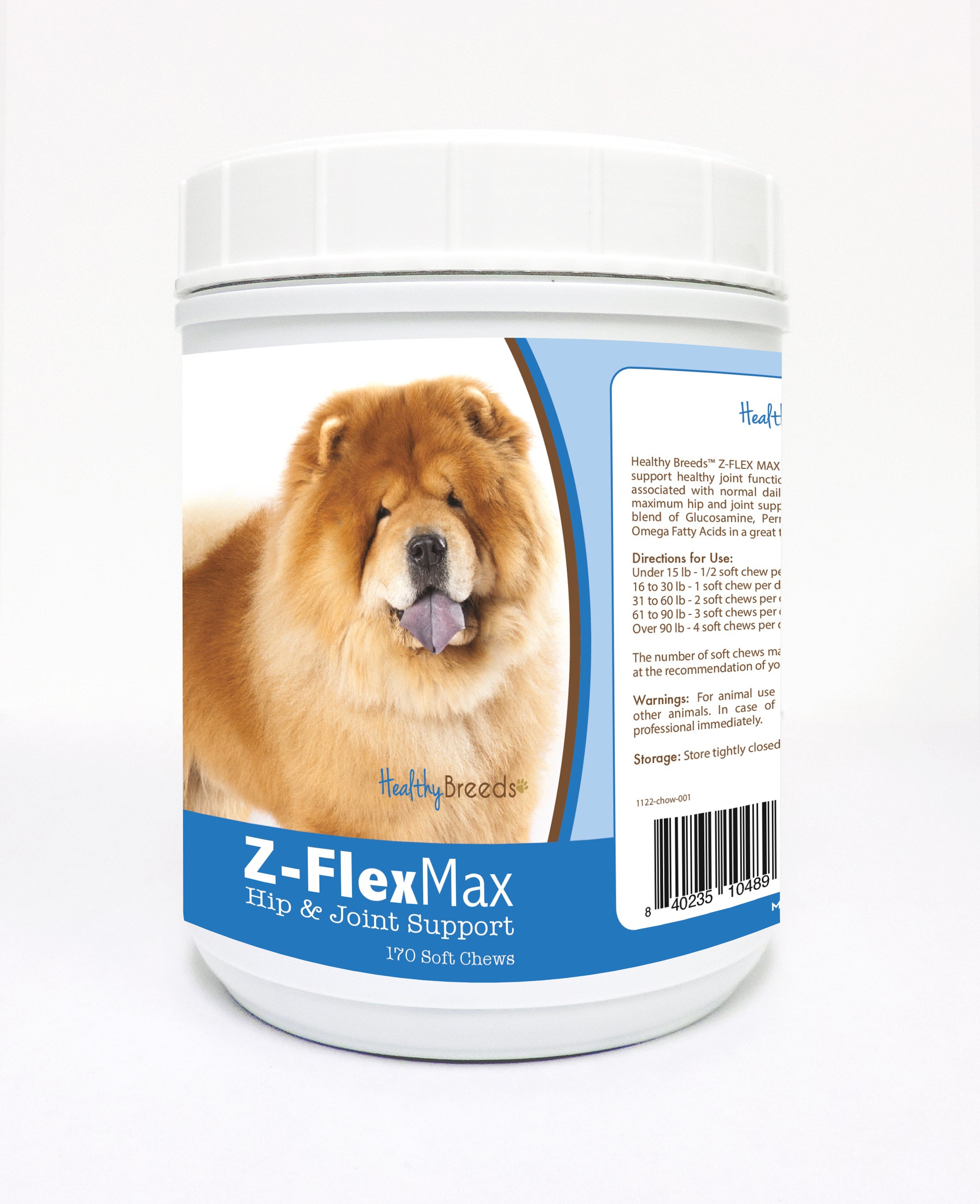 Chow Chow Z-Flex Max Hip and Joint Soft Chews 170 Count