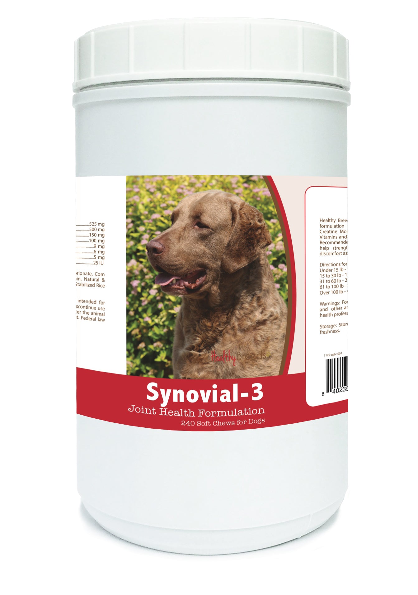 Chesapeake Bay Retriever Synovial-3 Joint Health Formulation Soft Chews 240 Count