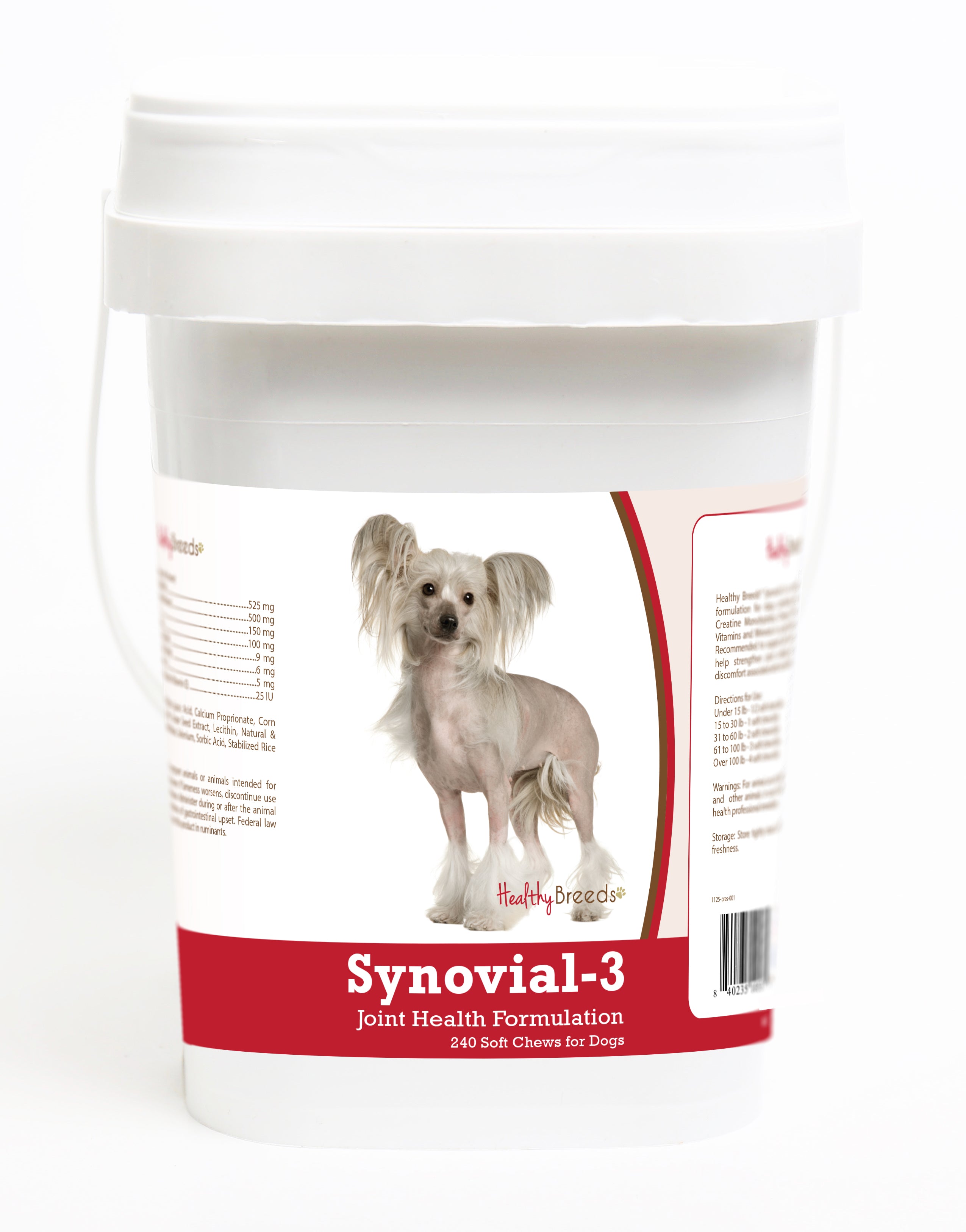 Chinese Crested Synovial-3 Joint Health Formulation Soft Chews 240 Count