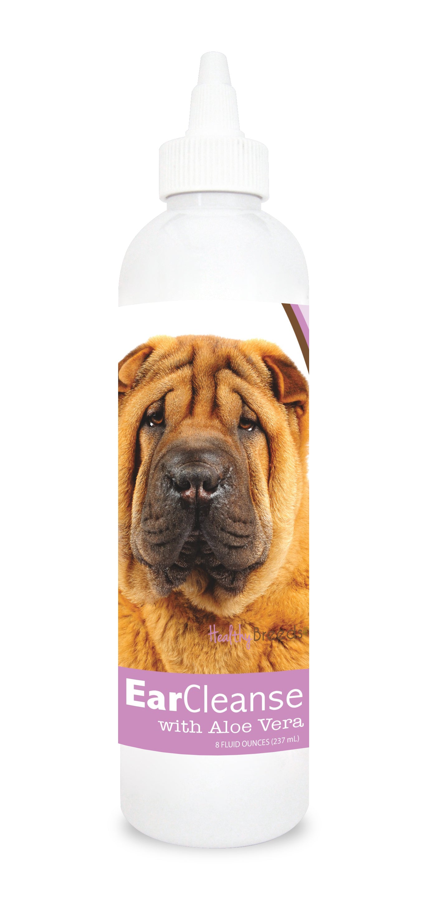 Chinese Shar Pei Ear Cleanse with Aloe Vera Sweet Pea and Vanilla 8 oz