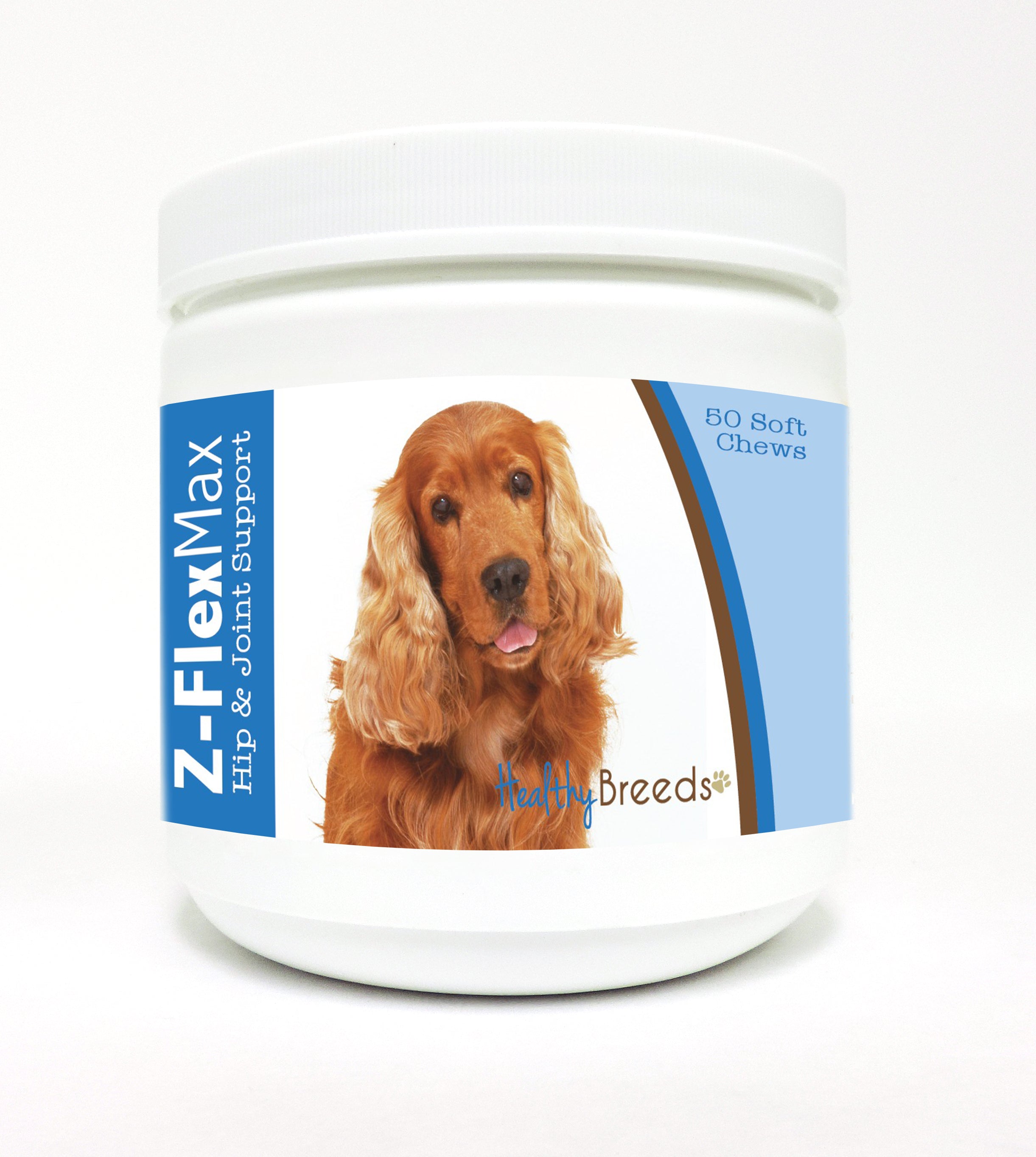 Cocker Spaniel Z-Flex Max Hip and Joint Soft Chews 50 Count