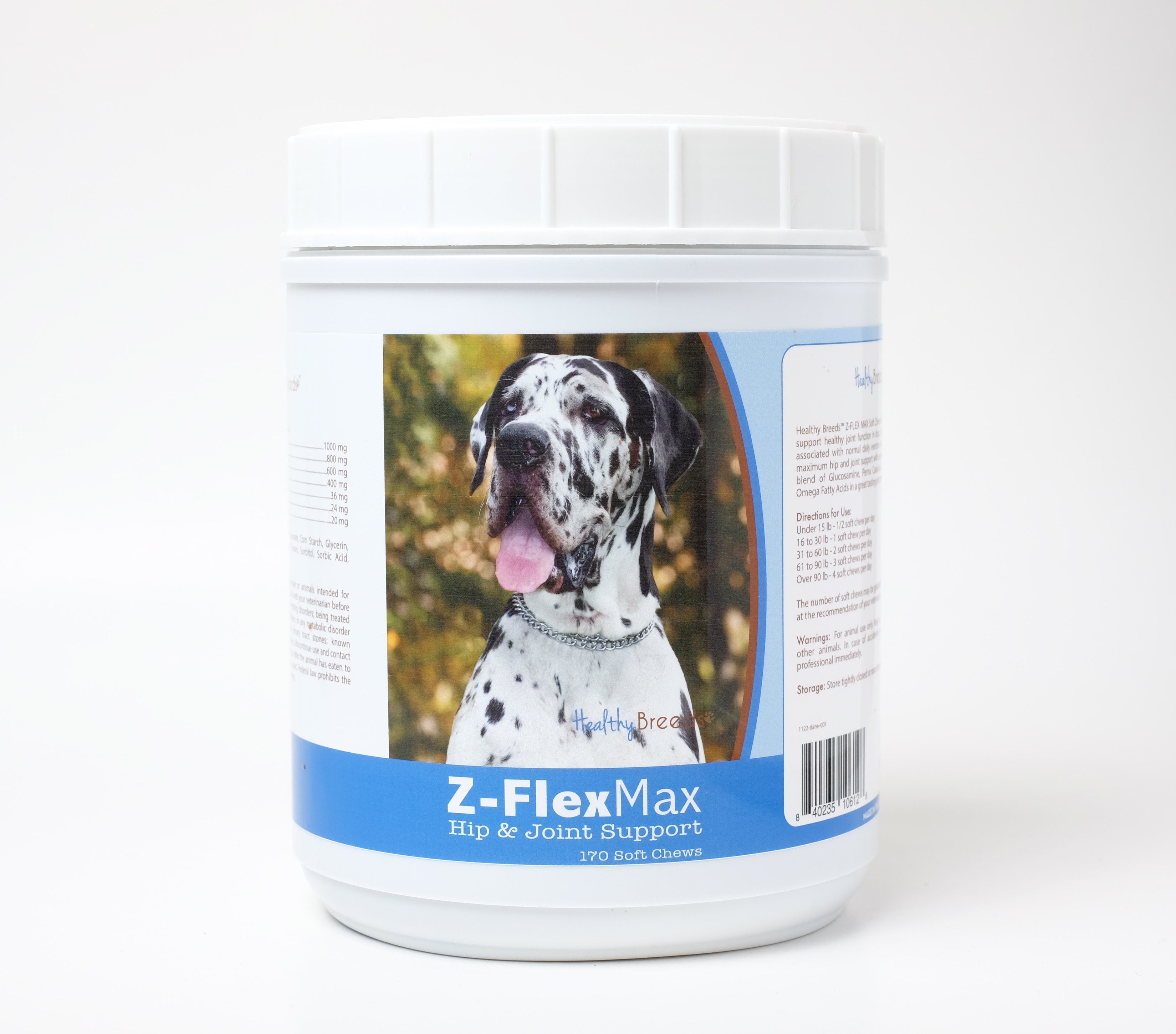 Great Dane Z-Flex Max Hip and Joint Soft Chews 170 Count