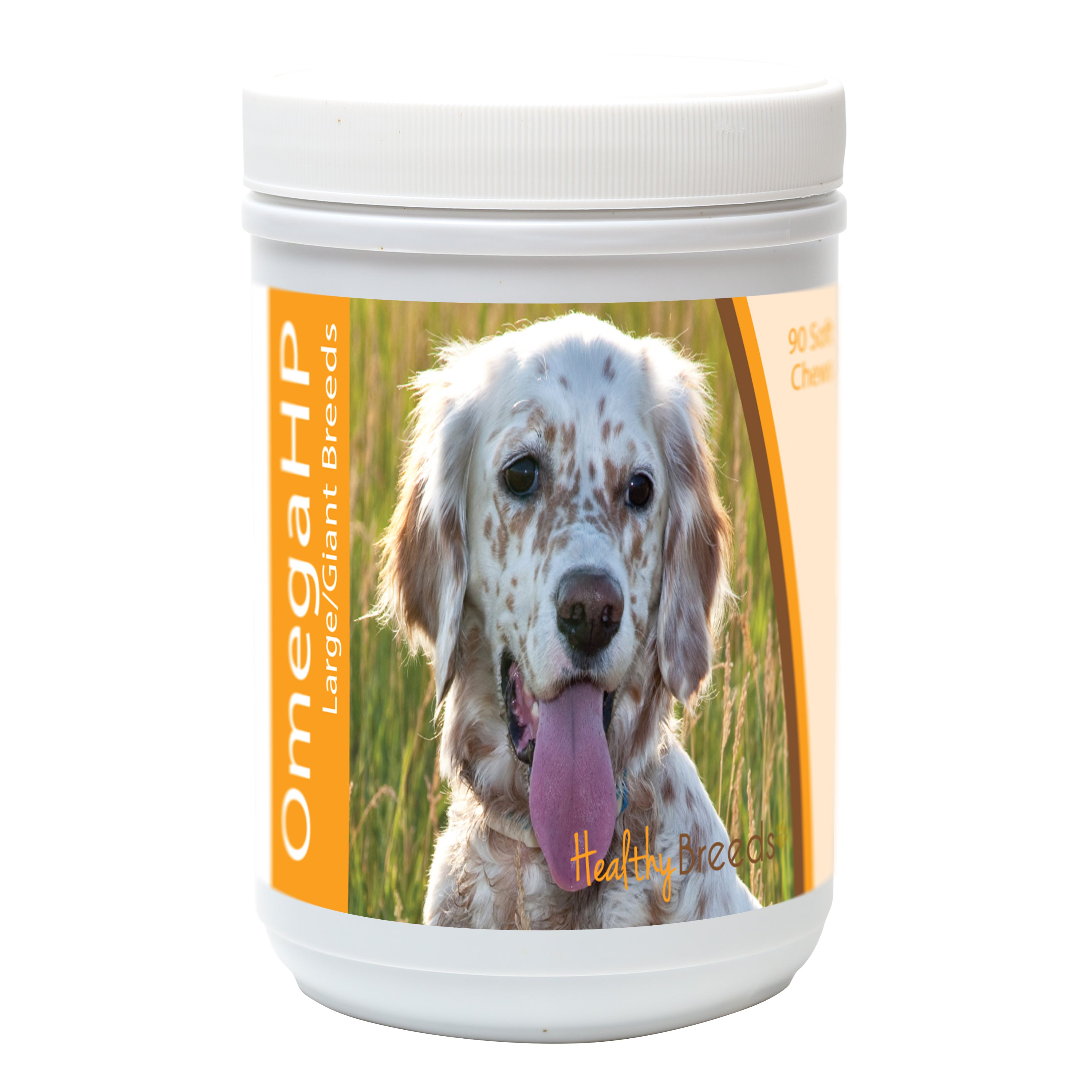 English Setter Omega HP Fatty Acid Skin and Coat Support Soft Chews 90 Count