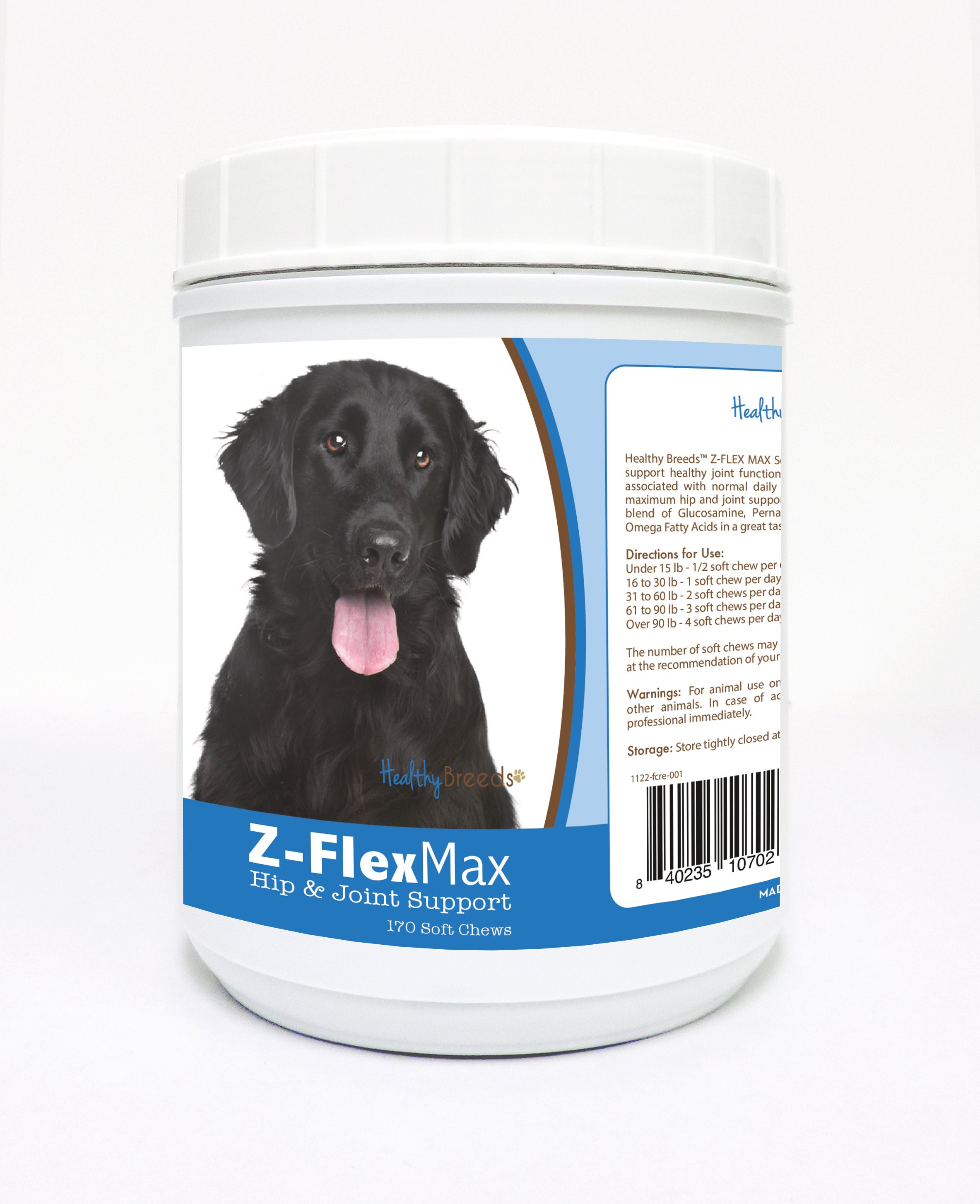 Flat Coated Retriever Z-Flex Max Hip and Joint Soft Chews 170 Count