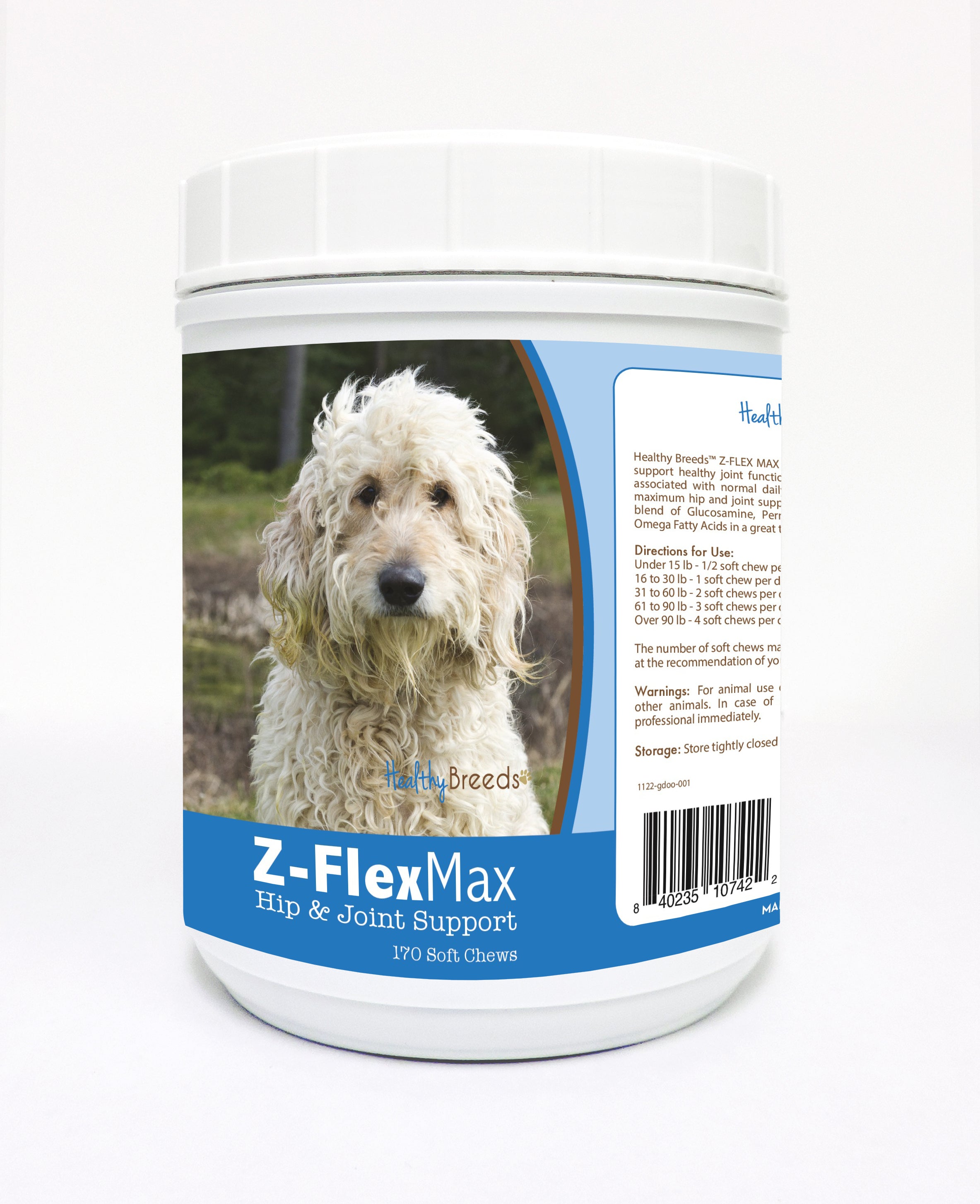 Goldendoodle Z-Flex Max Hip and Joint Soft Chews 170 Count