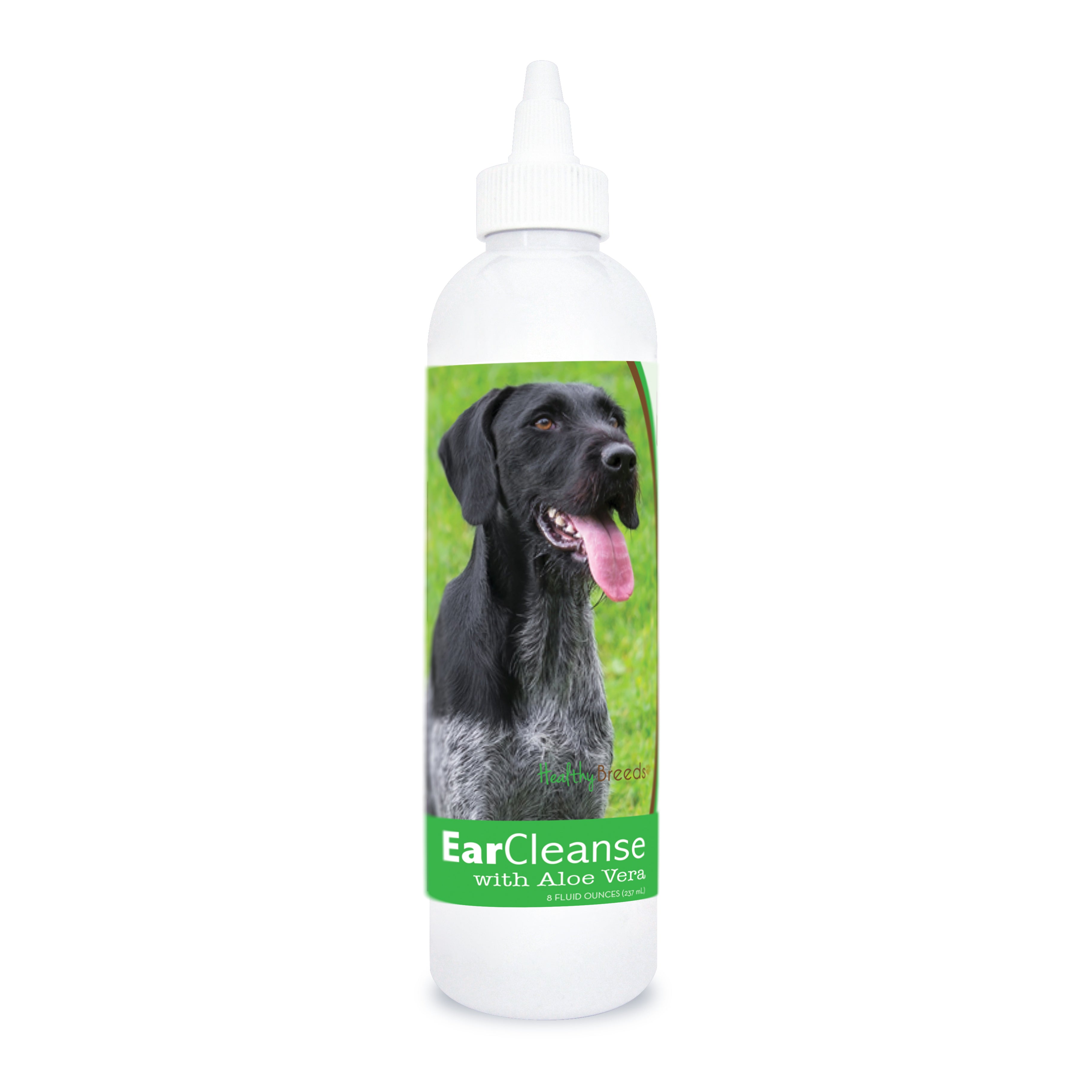 German Wirehaired Pointer Ear Cleanse with Aloe Vera Cucumber Melon 8 oz