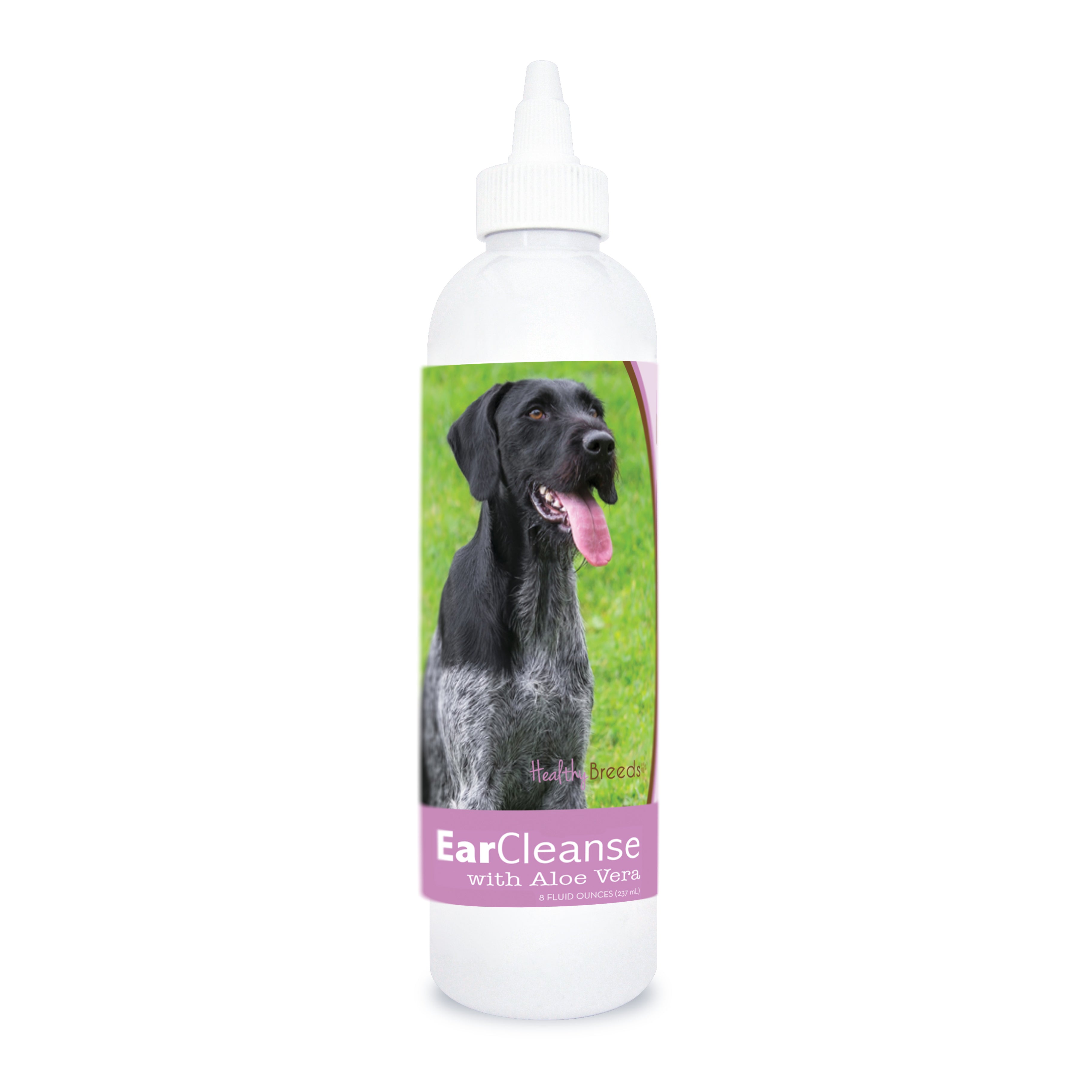 German Wirehaired Pointer Ear Cleanse with Aloe Vera Sweet Pea and Vanilla 8 oz