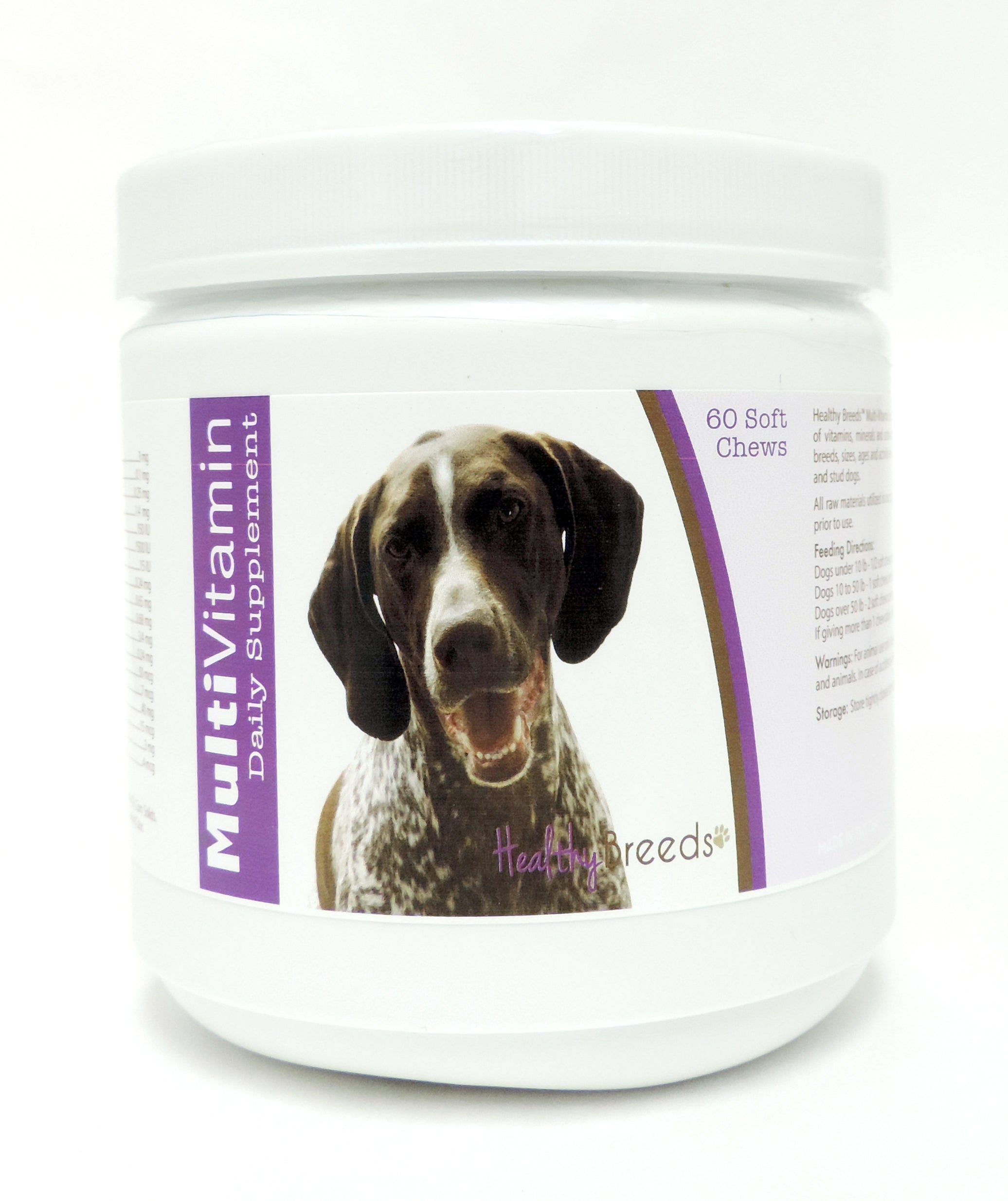 German Shorthaired Pointer Multi-Vitamin Soft Chews 60 Count