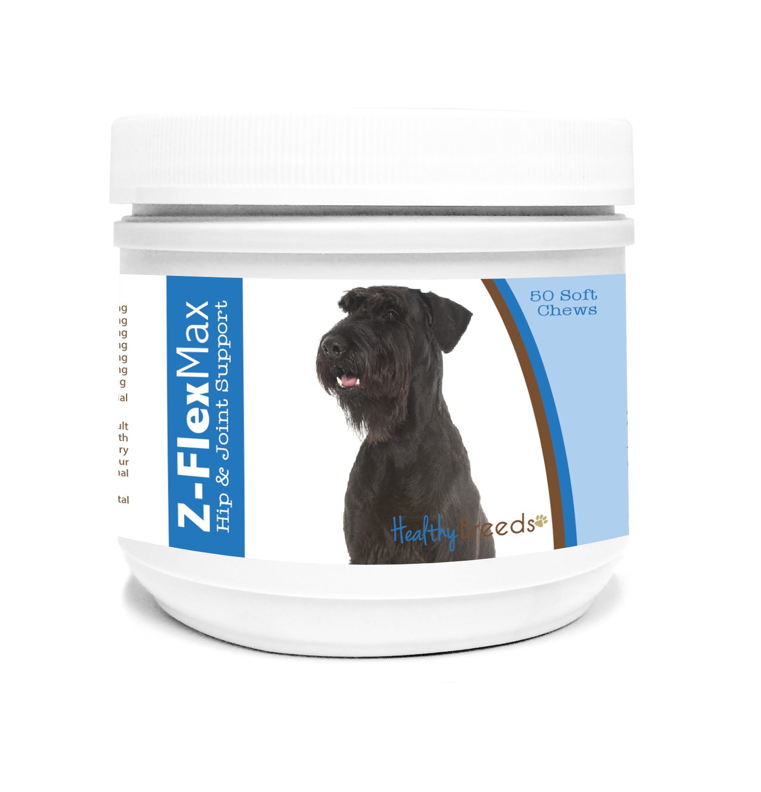 Giant Schnauzer Z-Flex Max Hip and Joint Soft Chews 50 Count