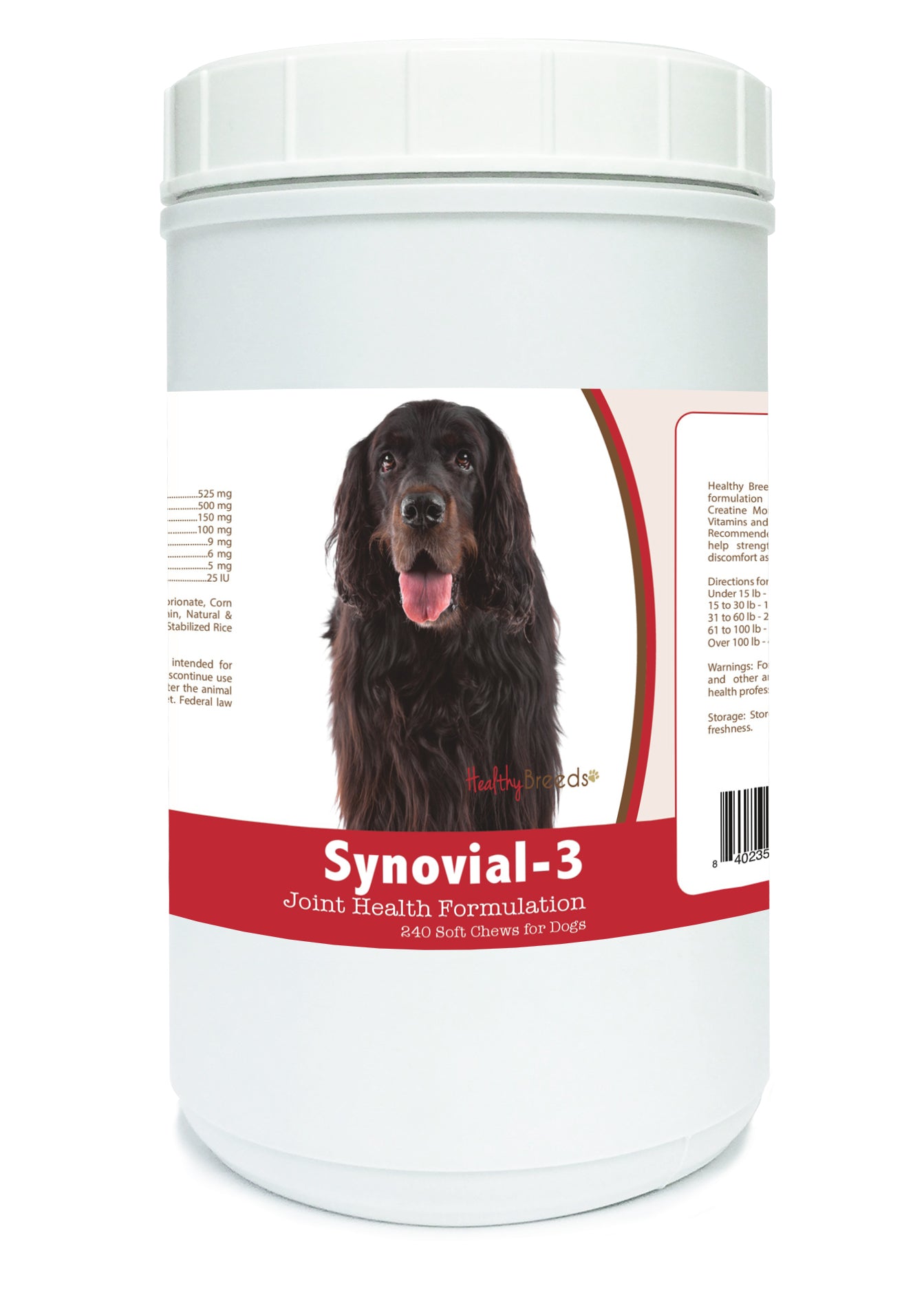 Gordon Setter Synovial-3 Joint Health Formulation Soft Chews 240 Count
