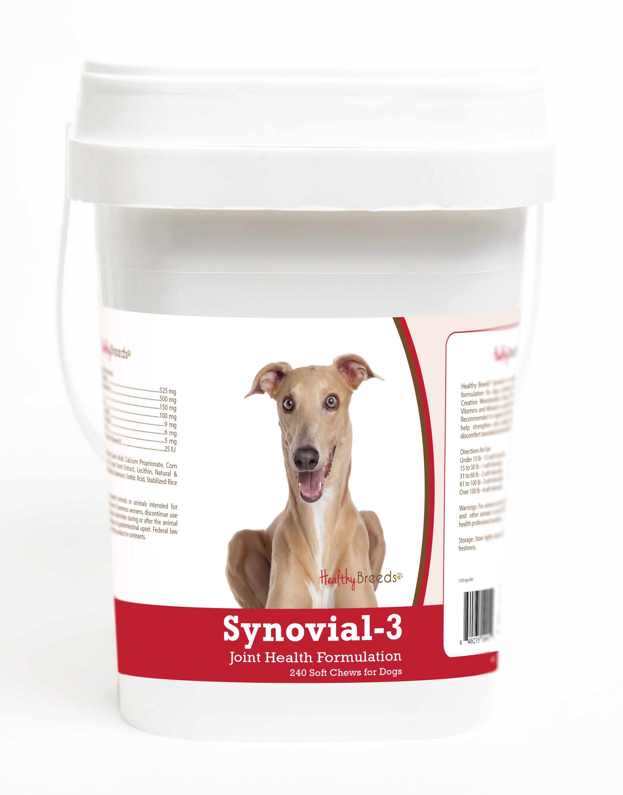Italian Greyhound Synovial-3 Joint Health Formulation Soft Chews 240 Count