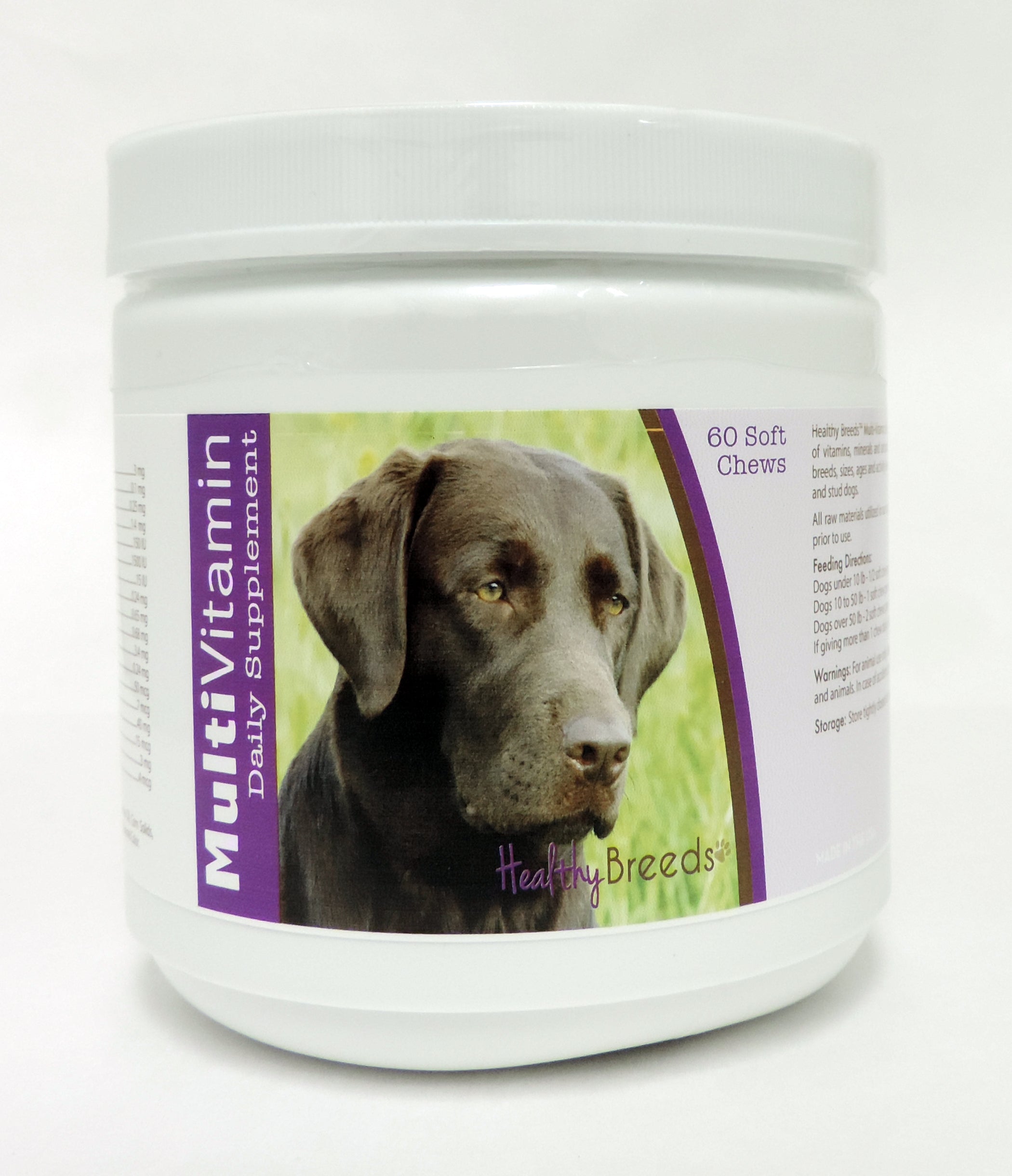 Labrador Retriever Multi-Vitamin Soft Chews 60 Count