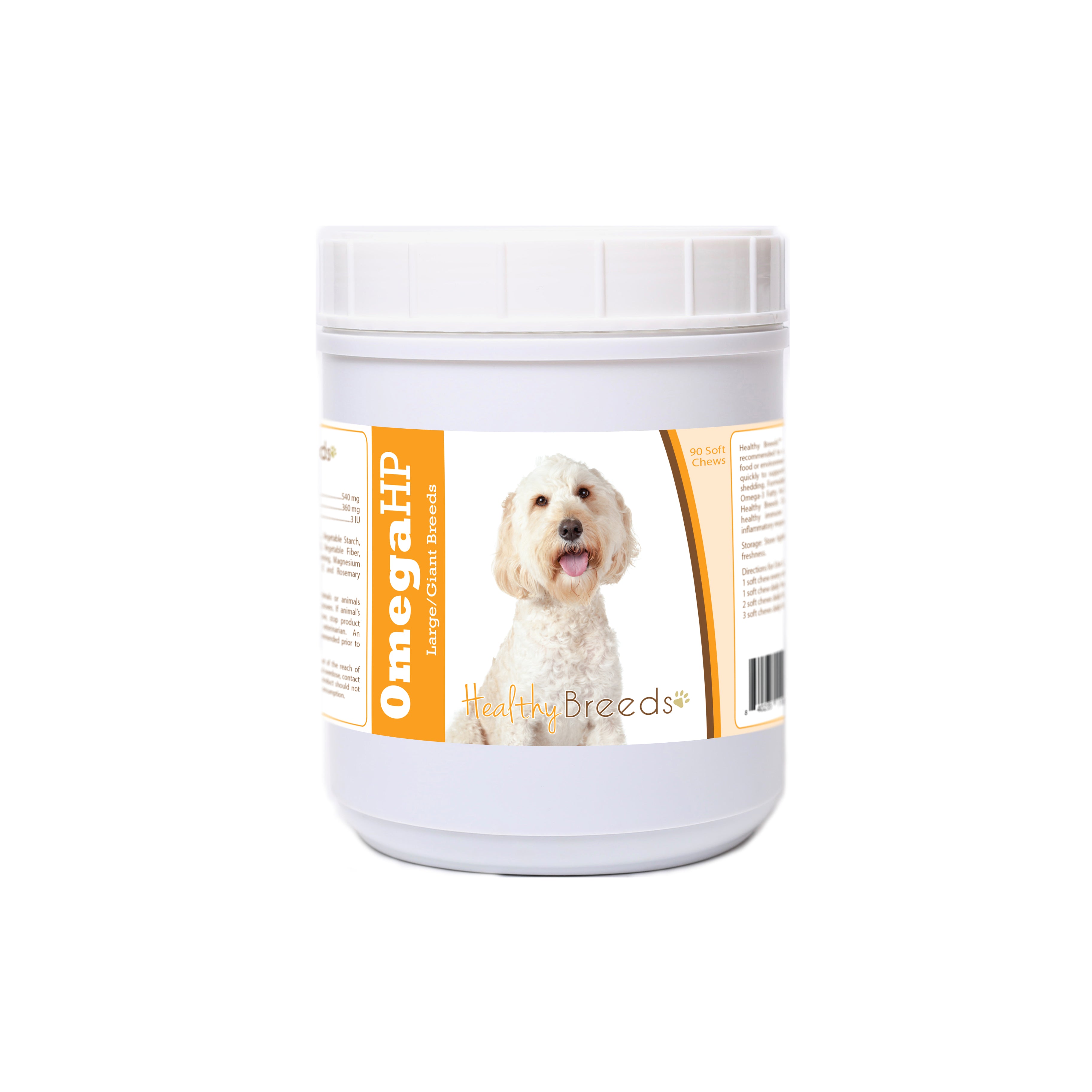 Labradoodle Omega HP Fatty Acid Skin and Coat Support Soft Chews 90 Count