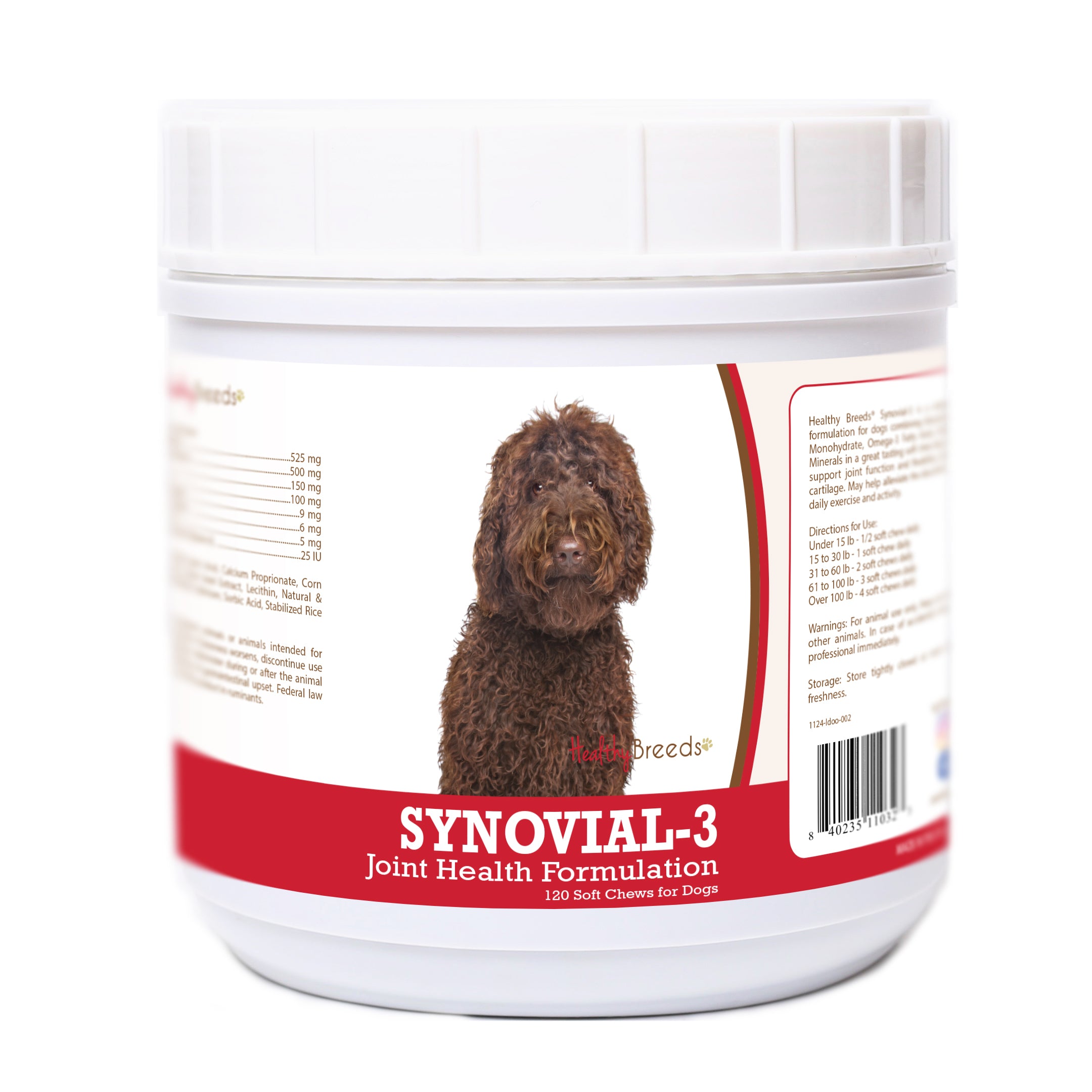 Labradoodle Synovial-3 Joint Health Formulation Soft Chews 120 Count