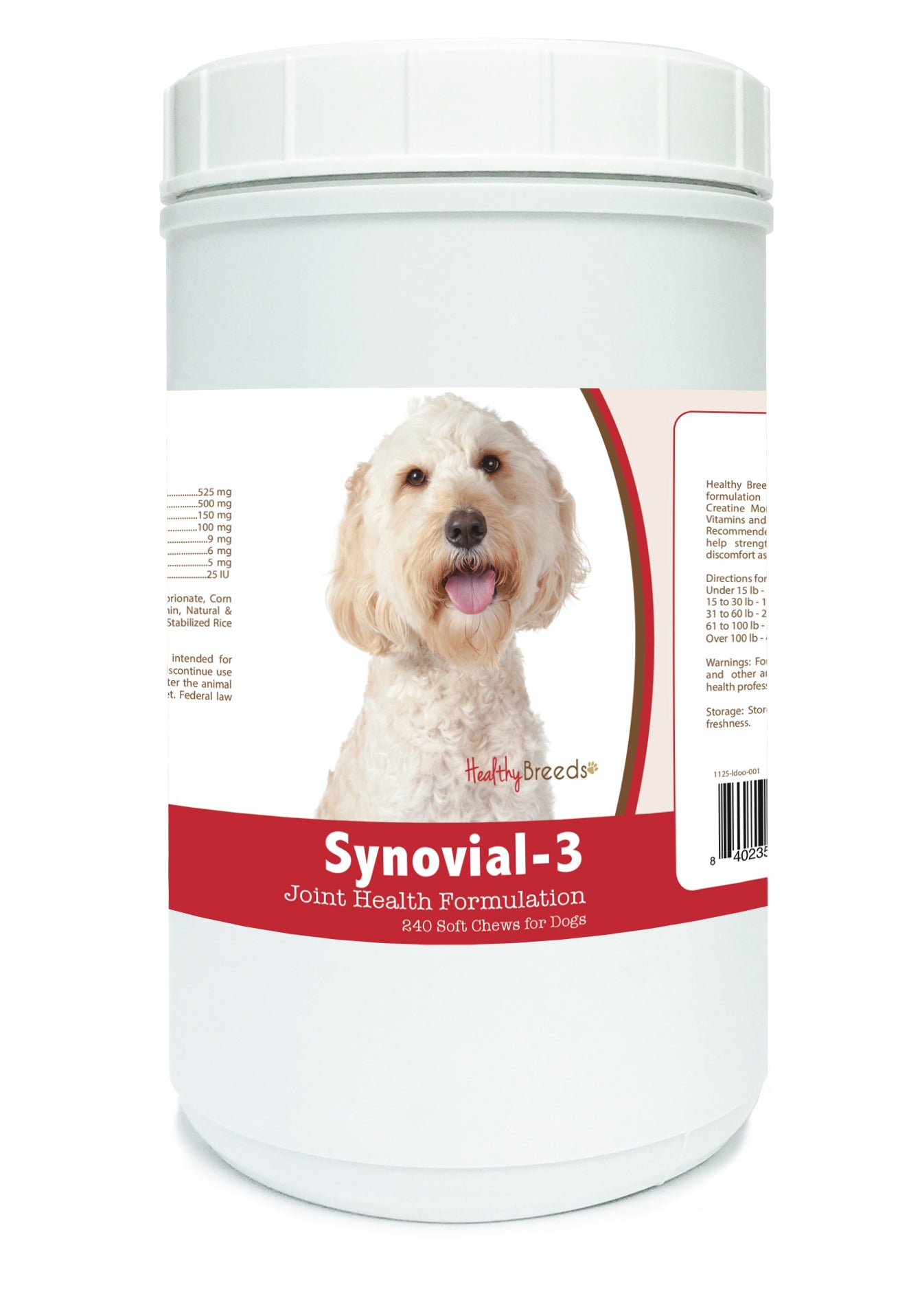 Labradoodle Synovial-3 Joint Health Formulation Soft Chews 240 Count