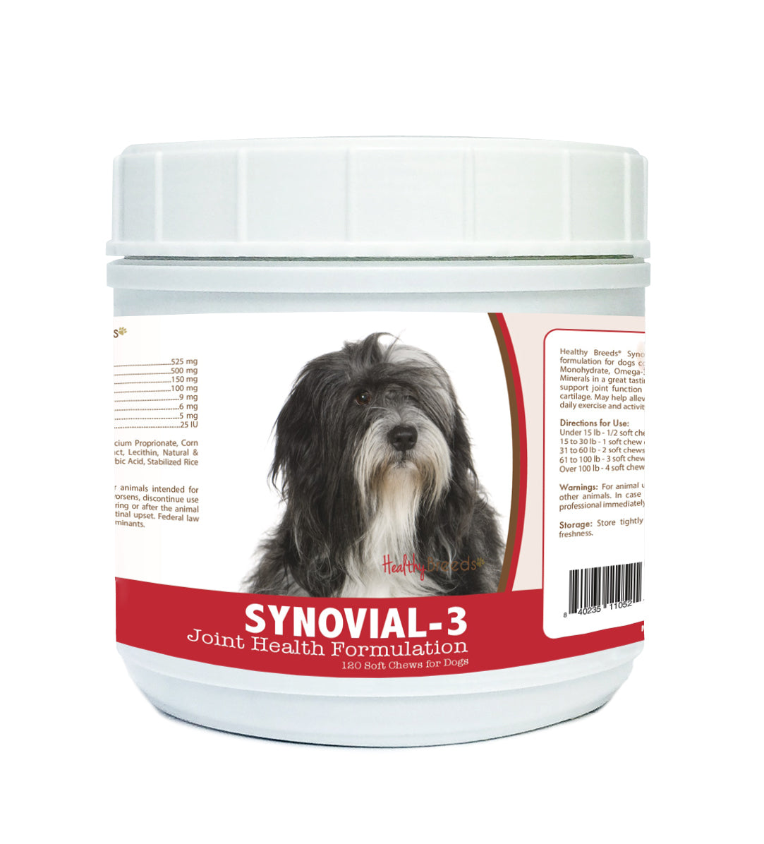 Lhasa Apso Synovial-3 Joint Health Formulation Soft Chews 120 Count