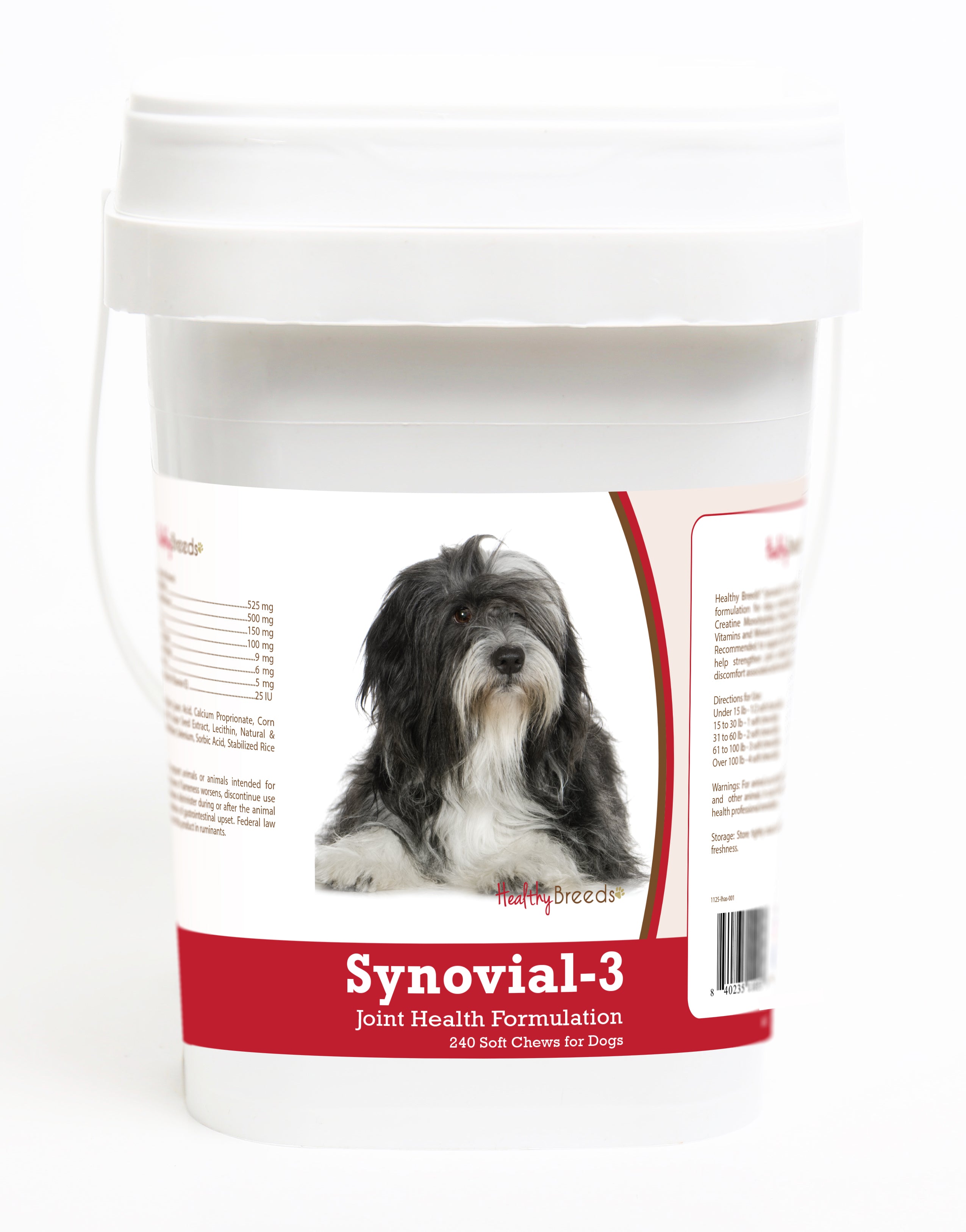 Lhasa Apso Synovial-3 Joint Health Formulation Soft Chews 240 Count
