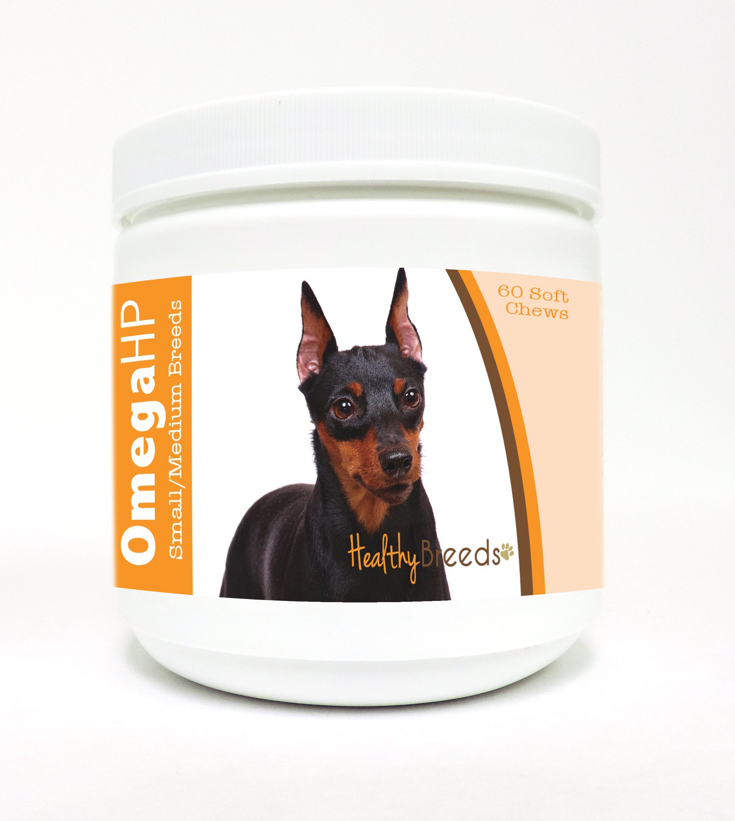 Miniature Pinscher Omega HP Fatty Acid Skin and Coat Support Soft Chews 60 Count