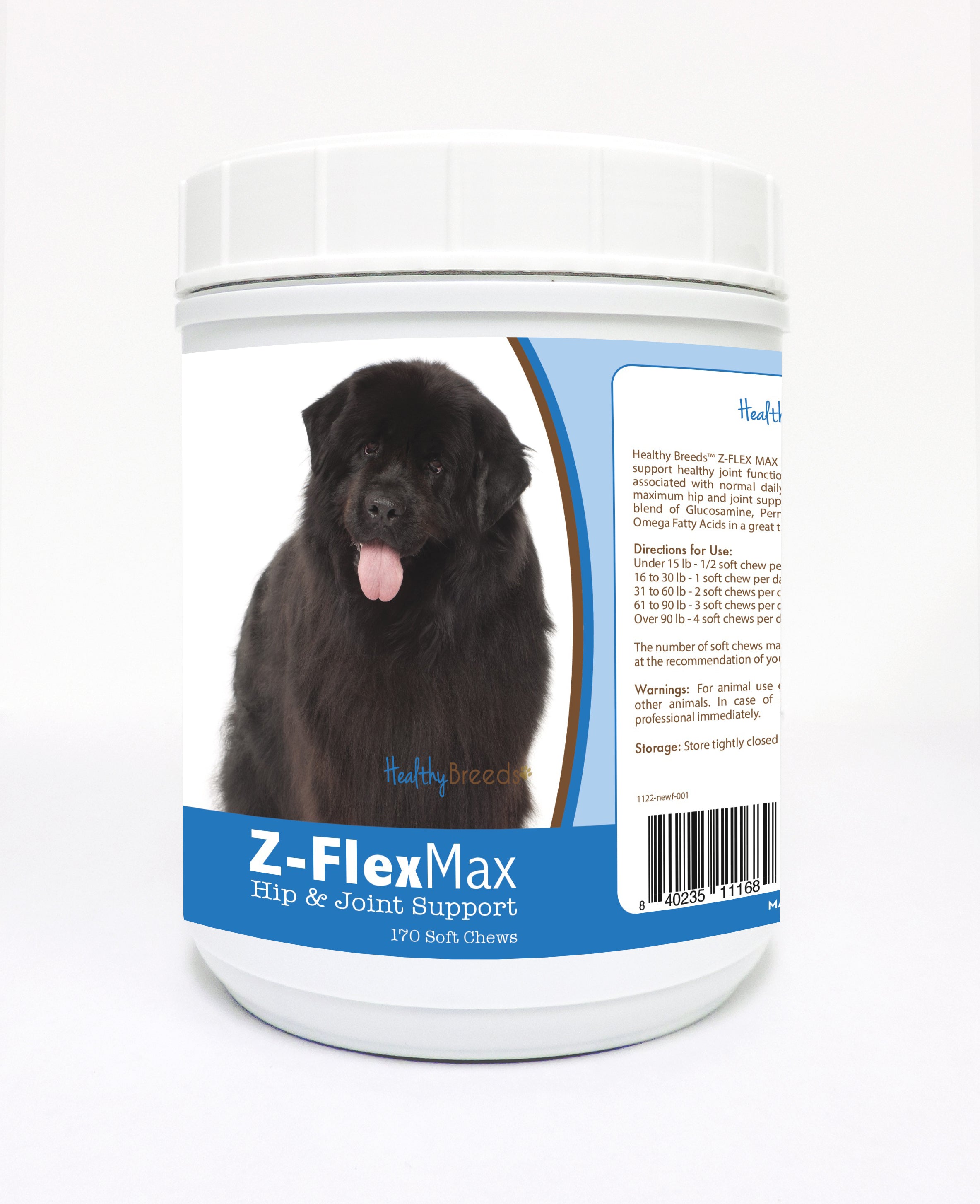 Newfoundland Z-Flex Max Hip and Joint Soft Chews 170 Count