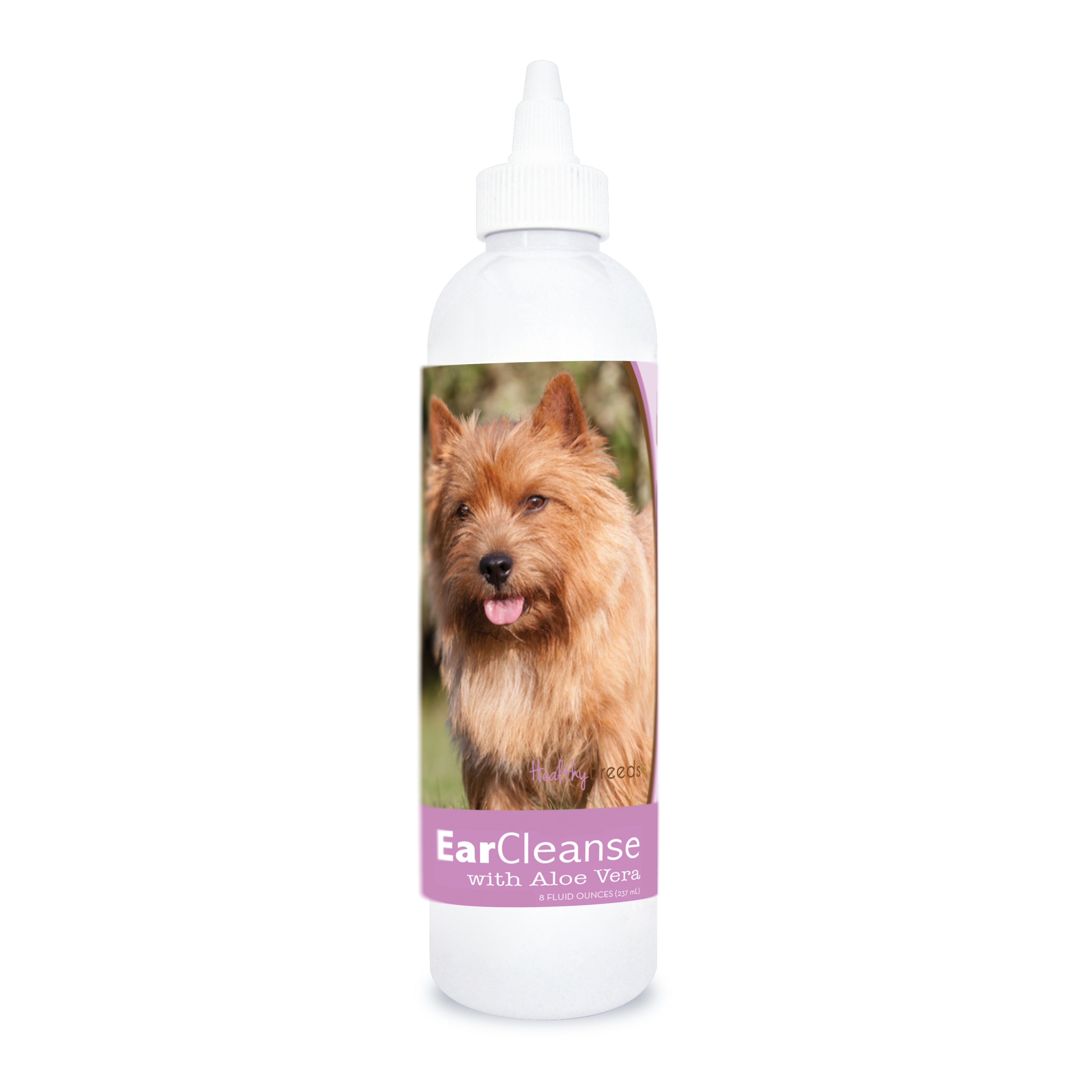 Norwich Terrier Ear Cleanse with Aloe Vera Sweet Pea and Vanilla 8 oz