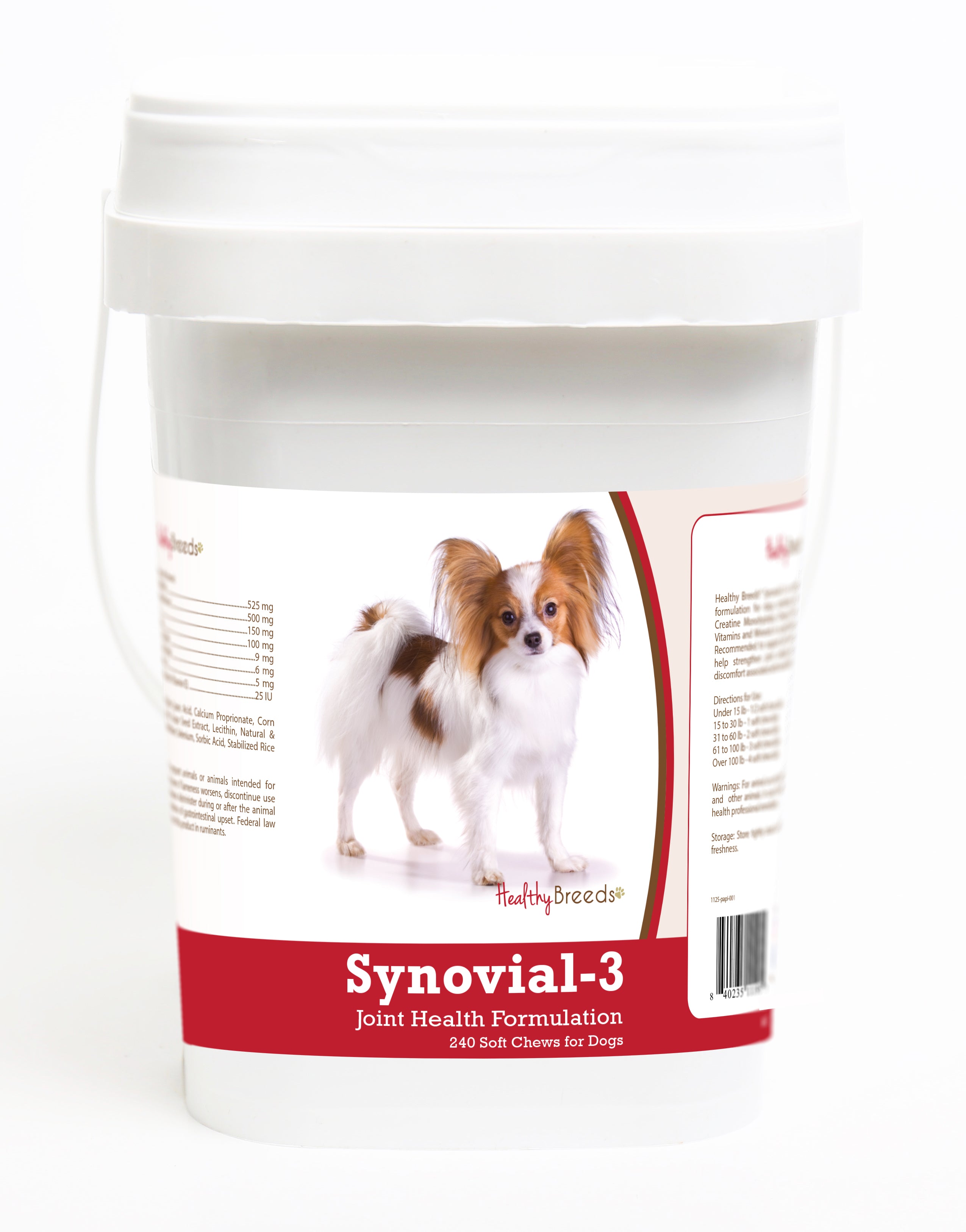 Papillon Synovial-3 Joint Health Formulation Soft Chews 240 Count