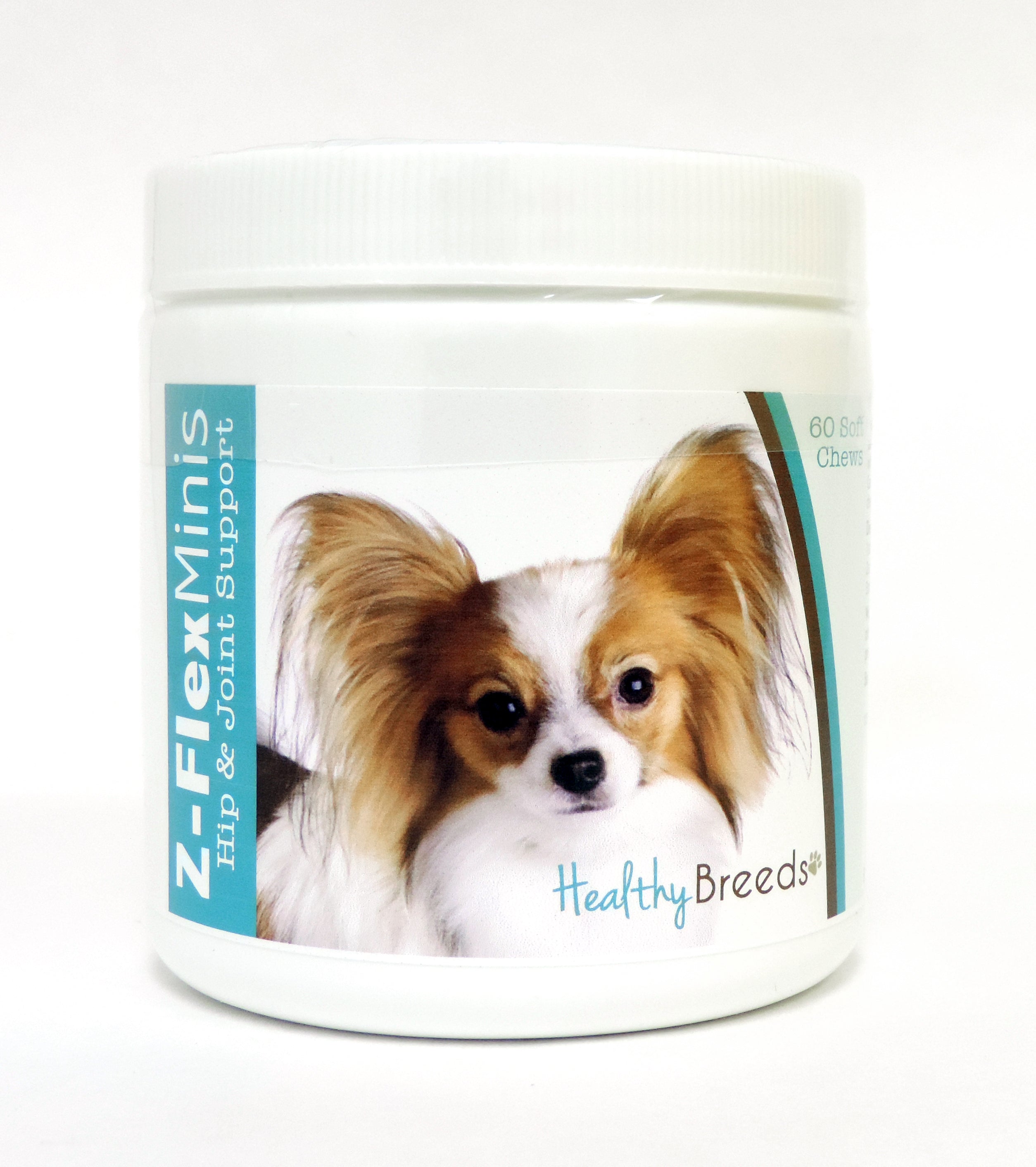 Papillon Z-Flex Minis Hip and Joint Support Soft Chews 60 Count