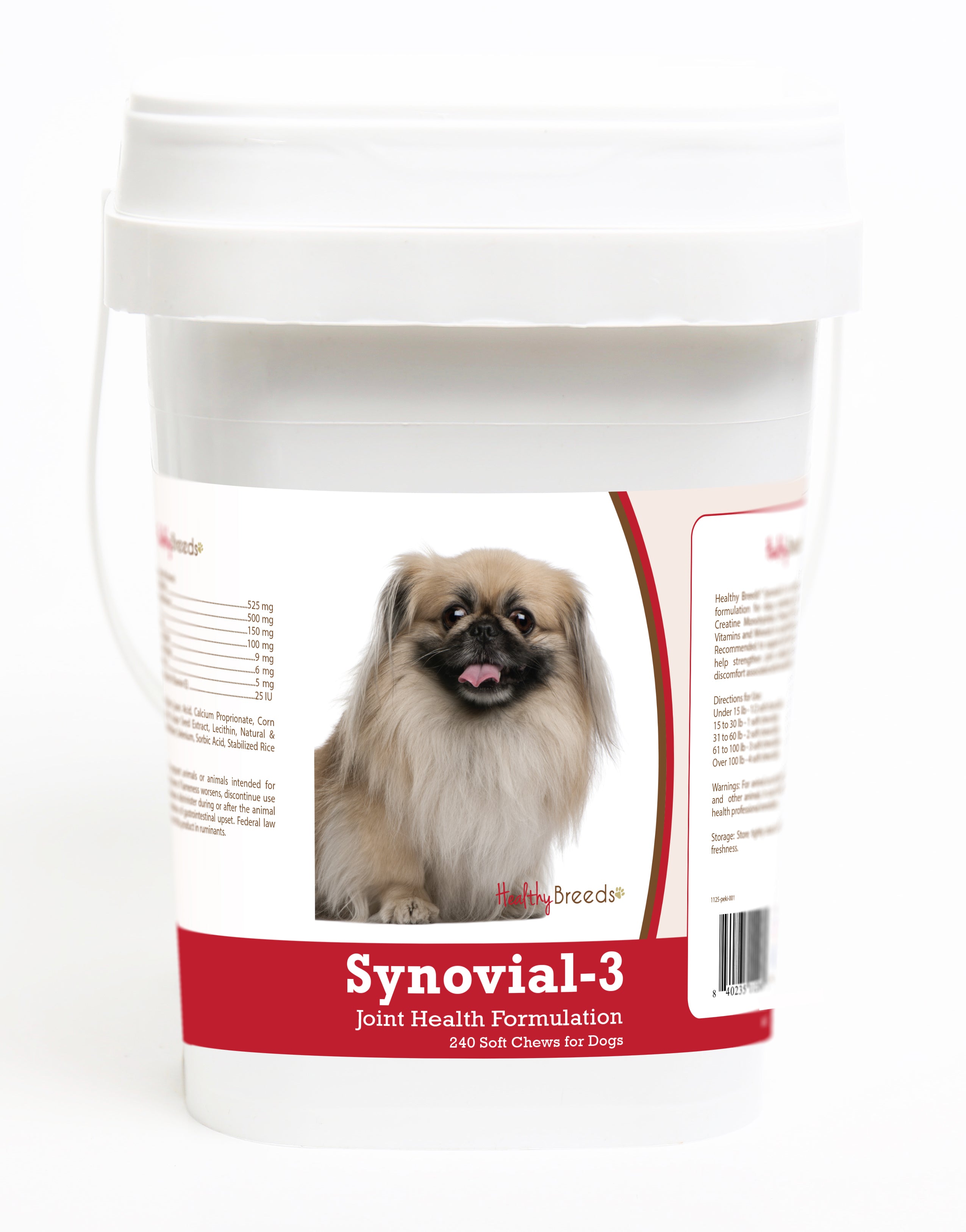 Pekingese Synovial-3 Joint Health Formulation Soft Chews 240 Count